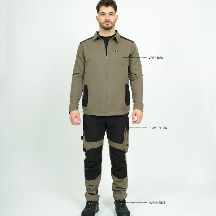 VERY - SURCHEMISE DE TRAVAIL - 1056 | Kaki