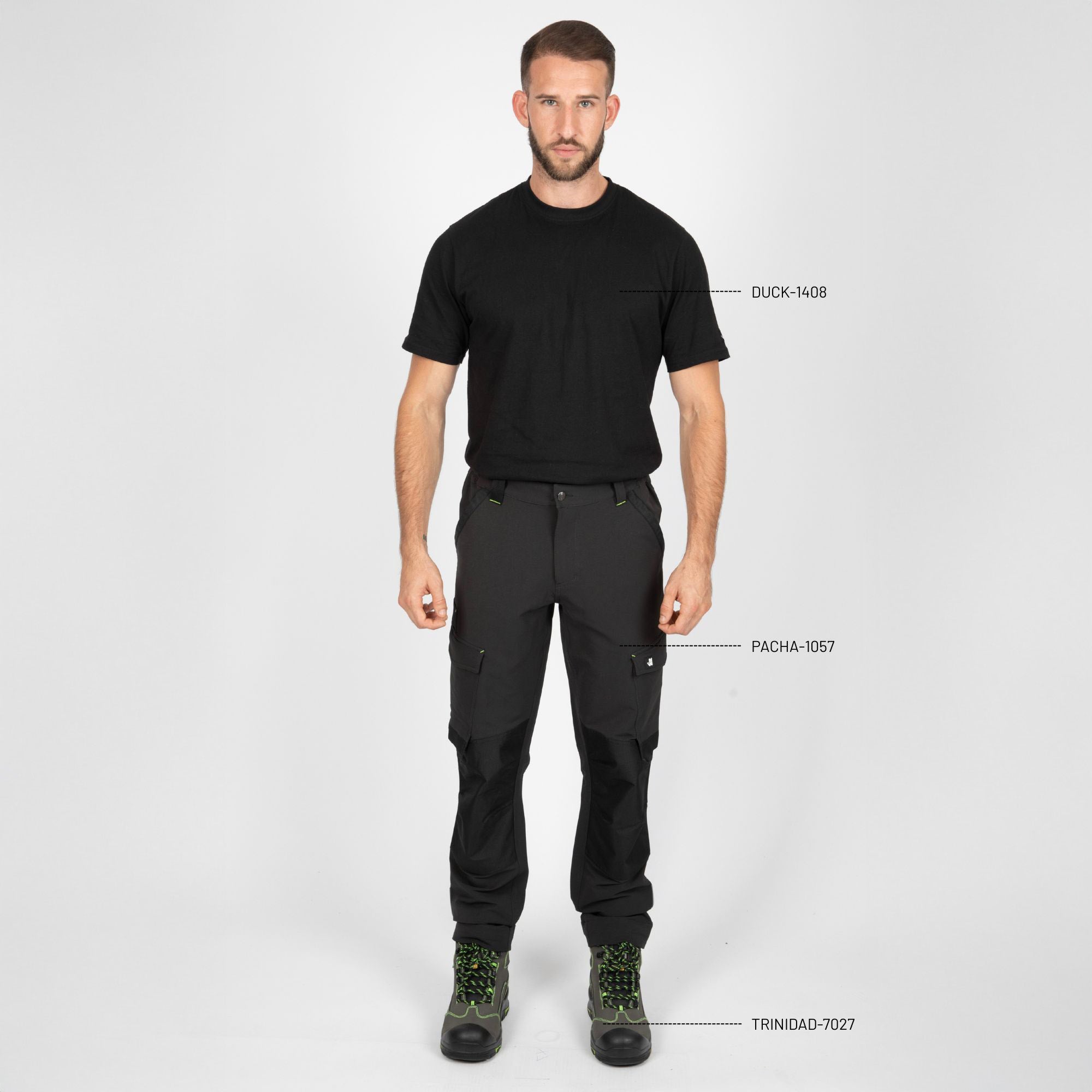 PACHA - WORK PANTS - 1057 | Anthracite