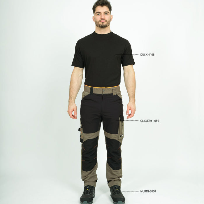 CLAVERY - PANTALON DE TRAVAIL - 1059 | Kaki