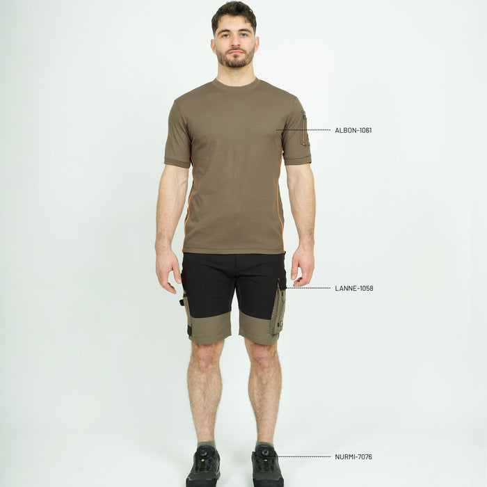 ALBON - T-SHIRT MANCHES COURTES DE TRAVAIL - 1061 | Kaki