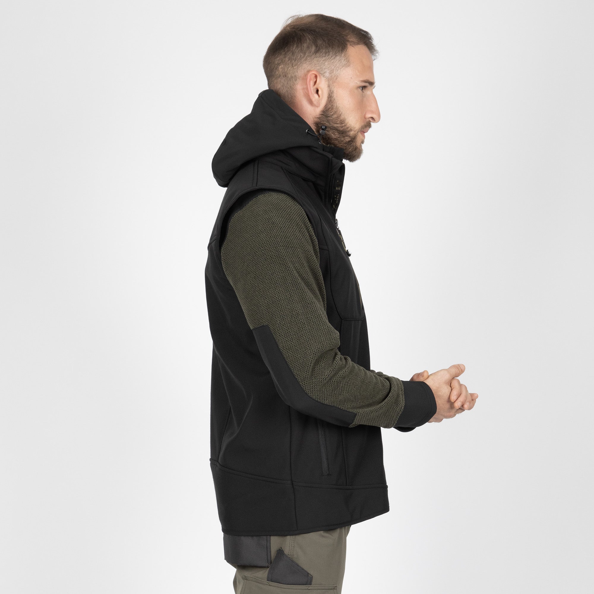 FABIO GILET SANS MANCHES DE TRAVAIL 1064 Noir1