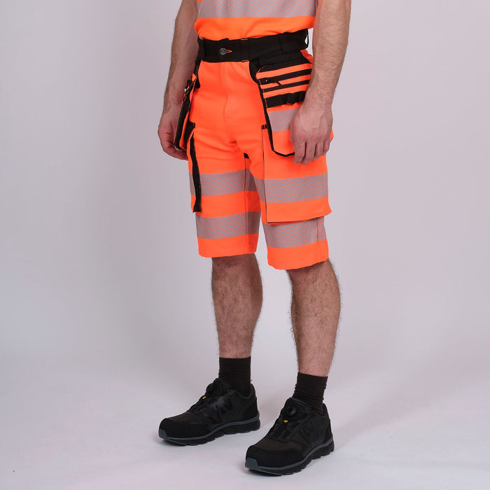 GALA - BERMUDA DE TRAVAIL HAUTE VISIBILITÉ - 1079 | Orange fluo