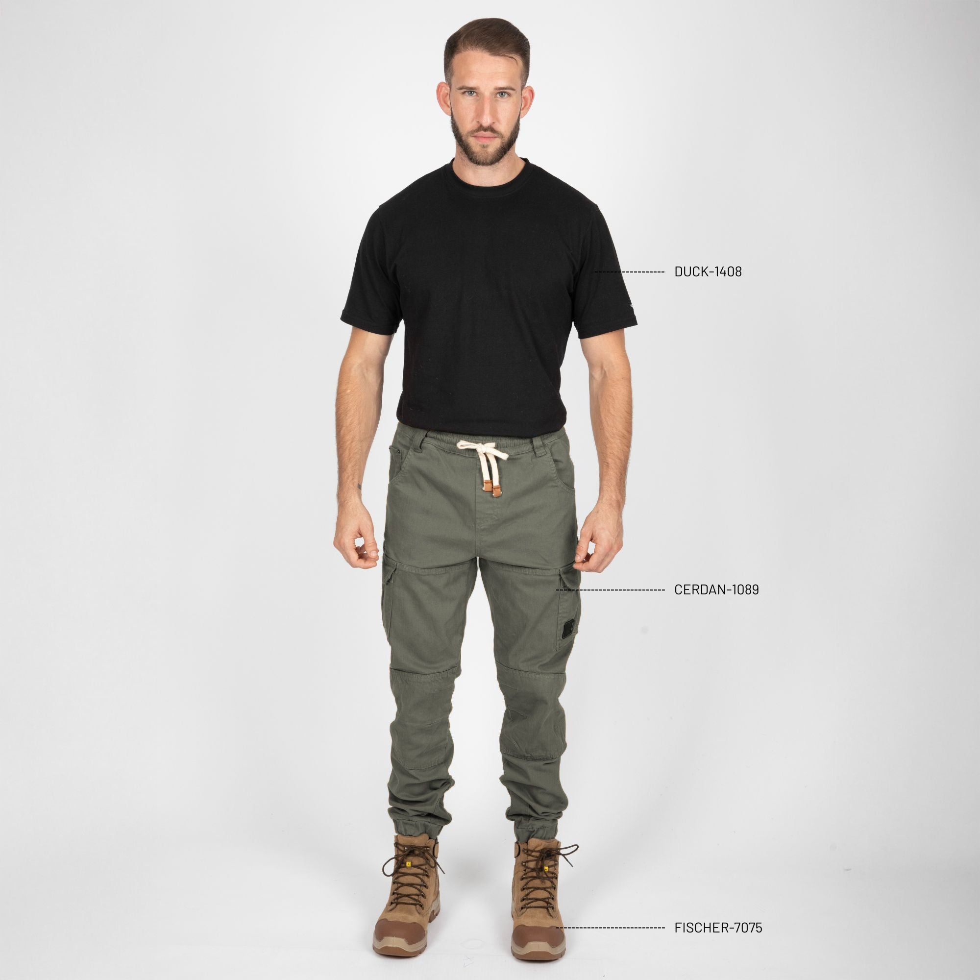 CERDAN - ARBEITSHOSEN - 1089 | Khaki