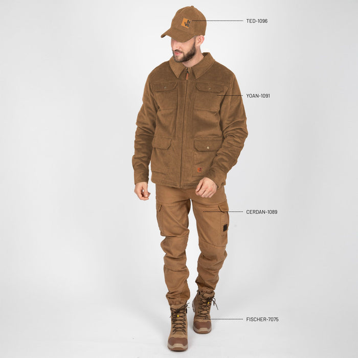 TED - CASQUETTE DE TRAVAIL - 1096 | Camel