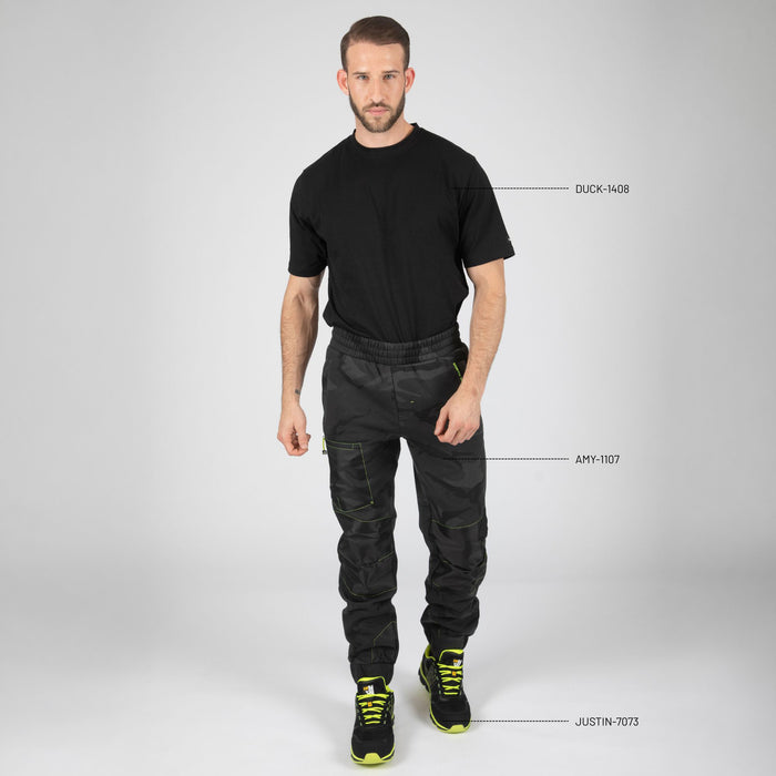 AMY - JOGGING DE TRAVAIL - 1107 | Camo Gris