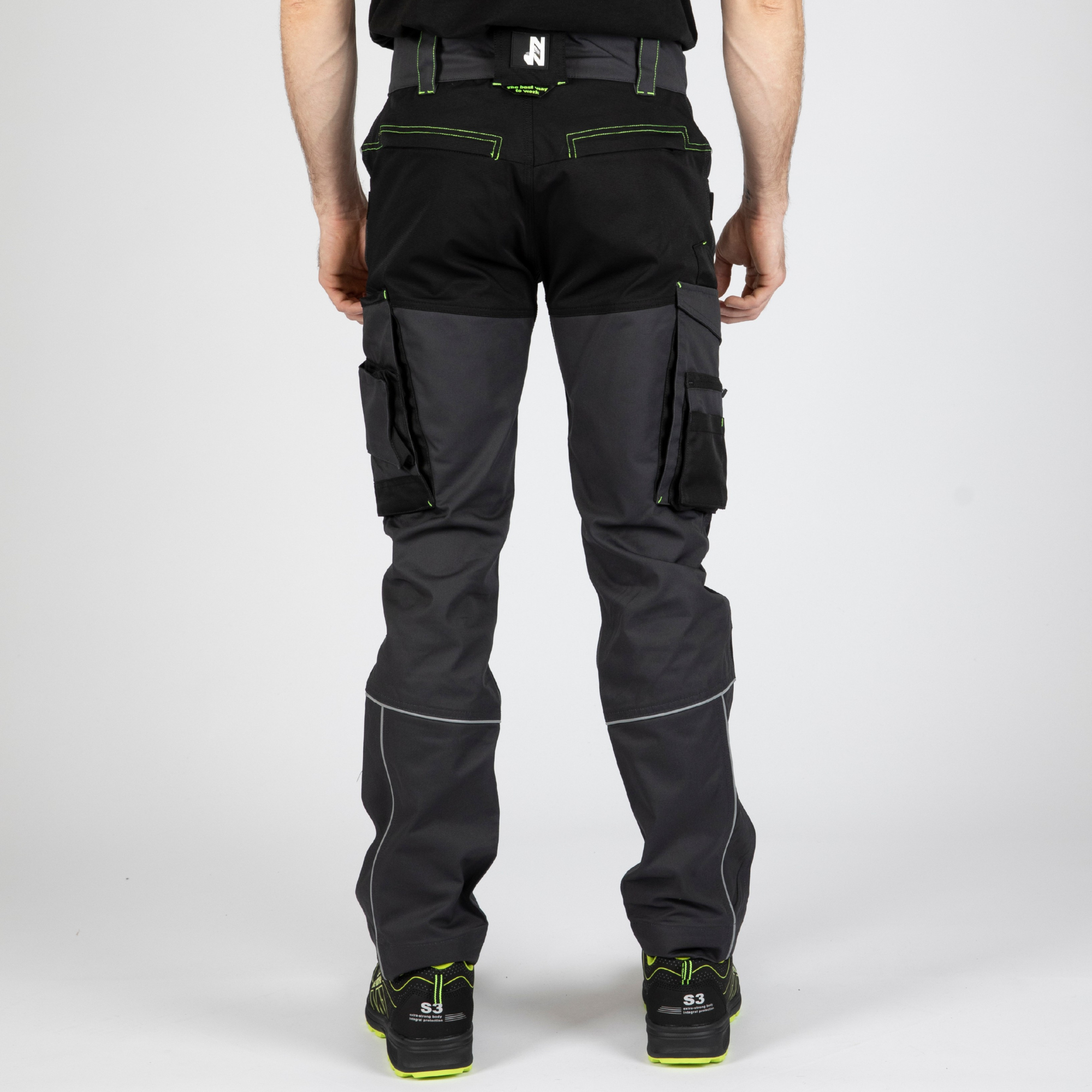 KERY - PANTALON DE TRAVAIL - 1130 | Gris / Noir