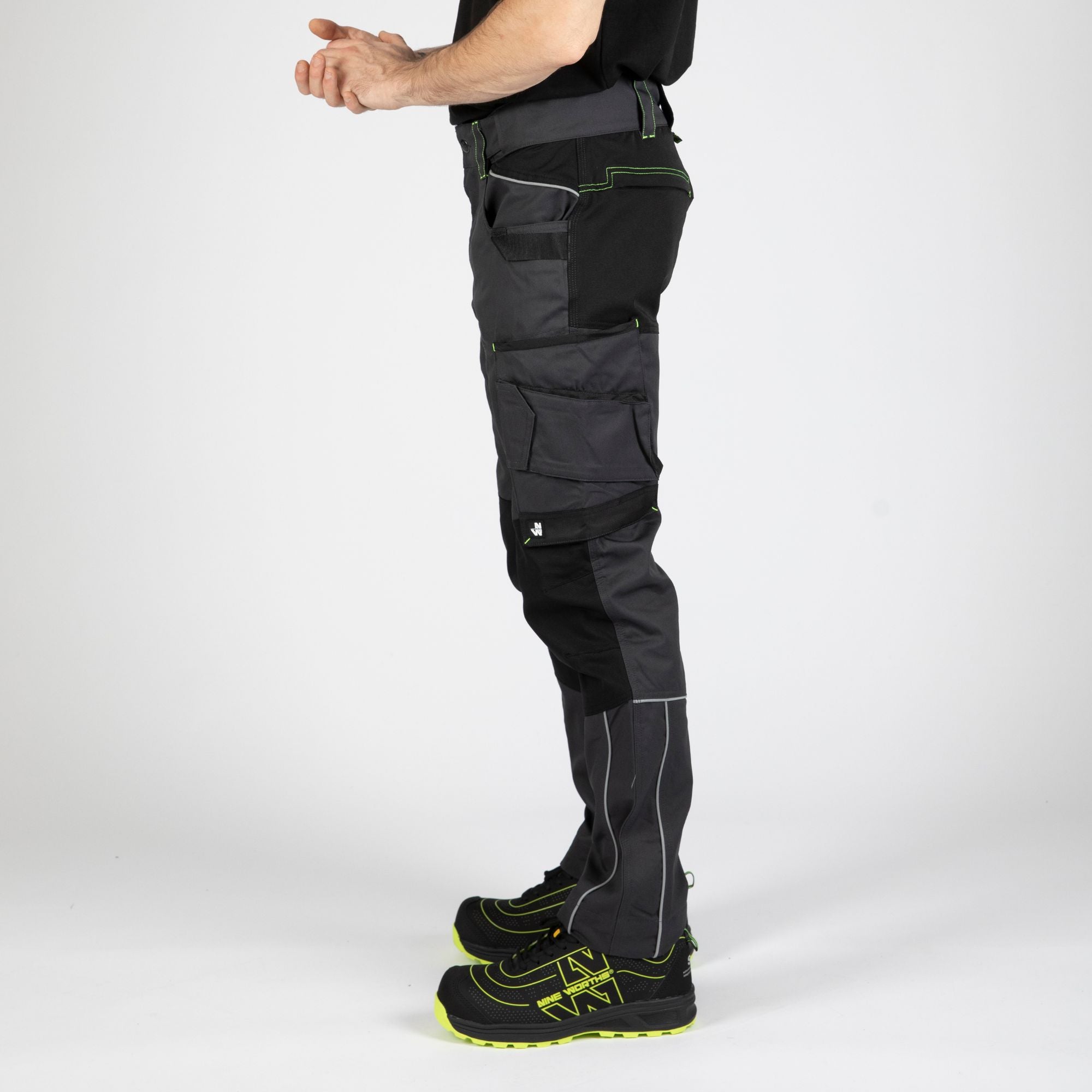 KERY - PANTALON DE TRAVAIL - 1130 | Gris / Noir