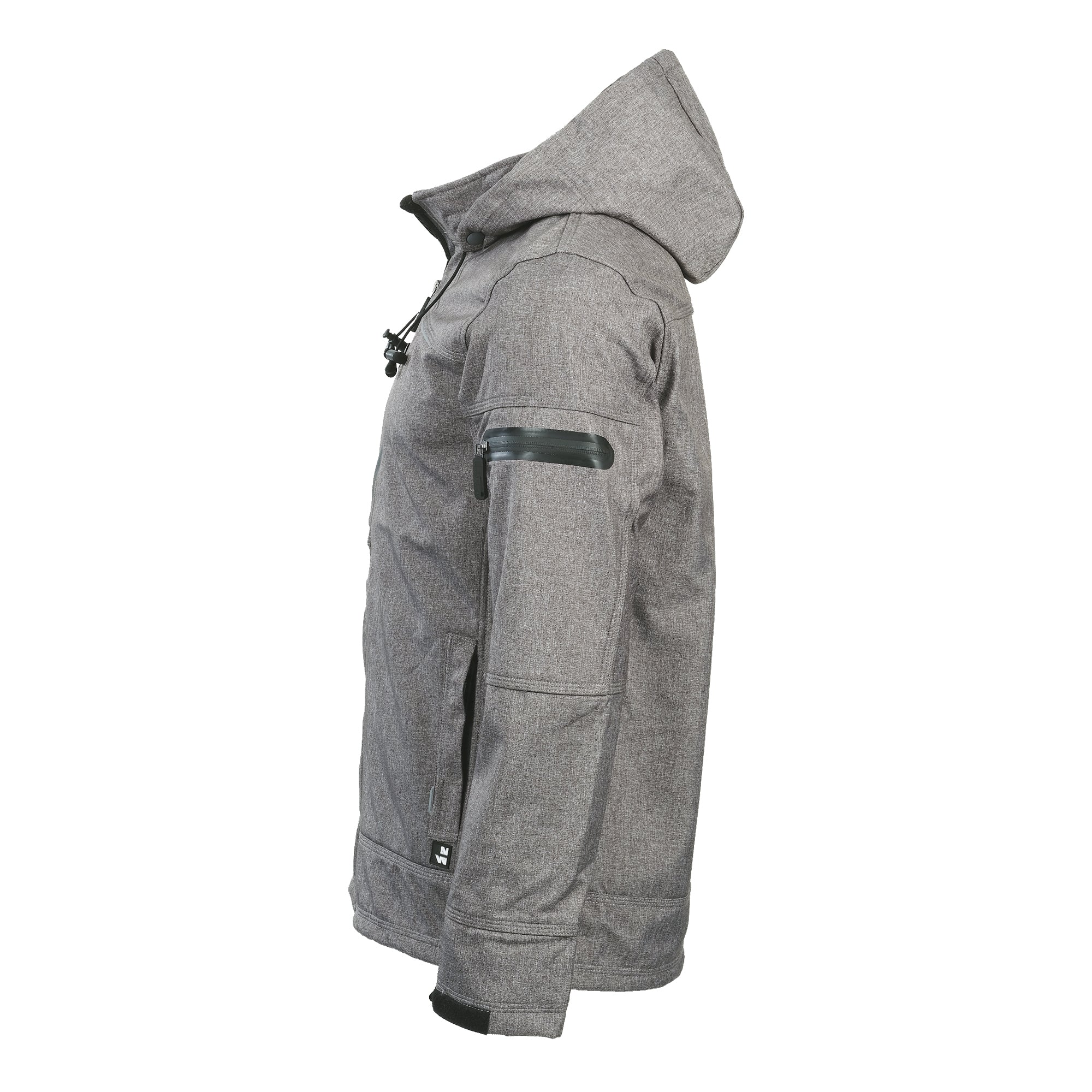 FLORES - BLOUSON DE TRAVAIL EN SOFTSHELL - 1133 | Promo Gris Chiné