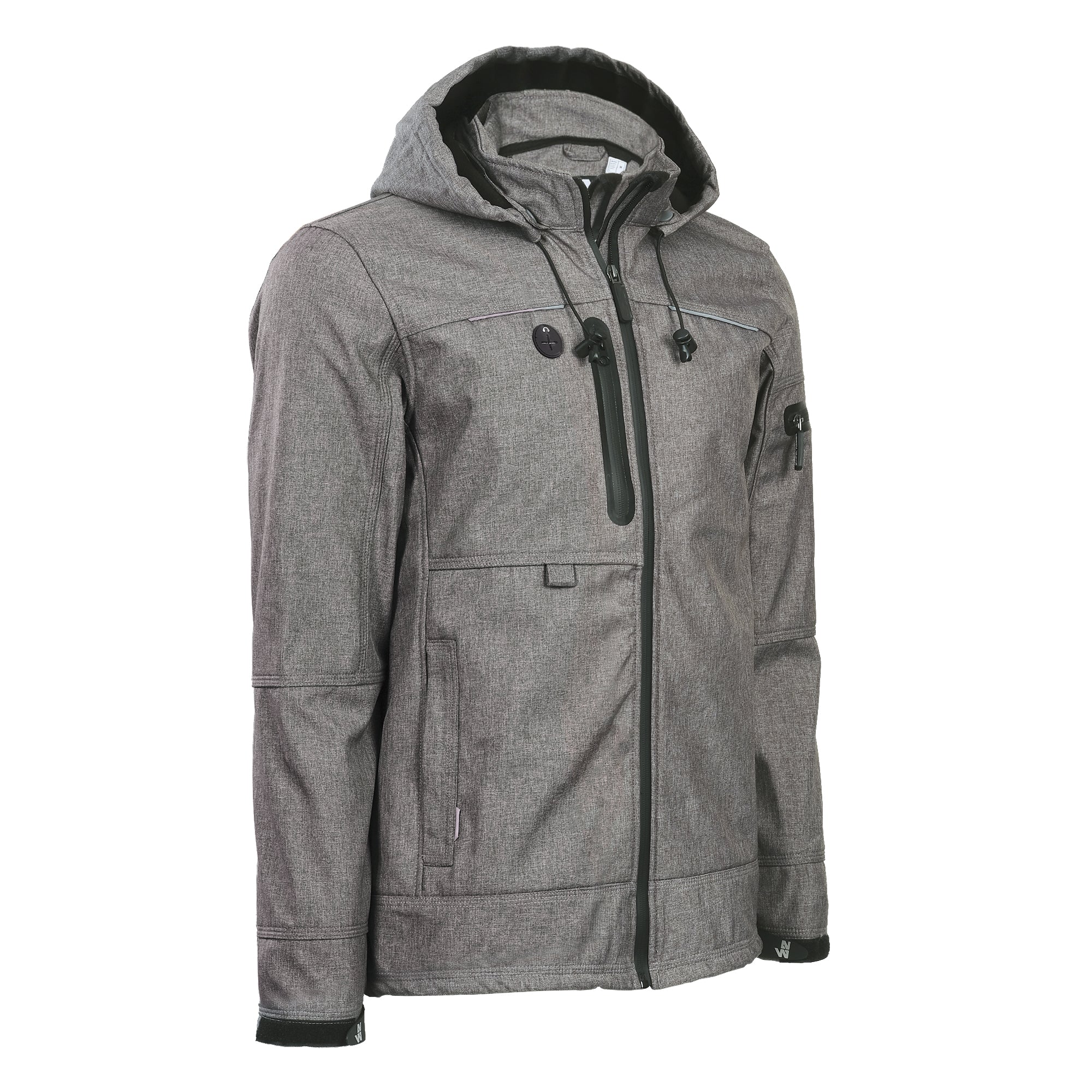 FLORES - BLOUSON DE TRAVAIL EN SOFTSHELL - 1133 | Promo Gris Chiné
