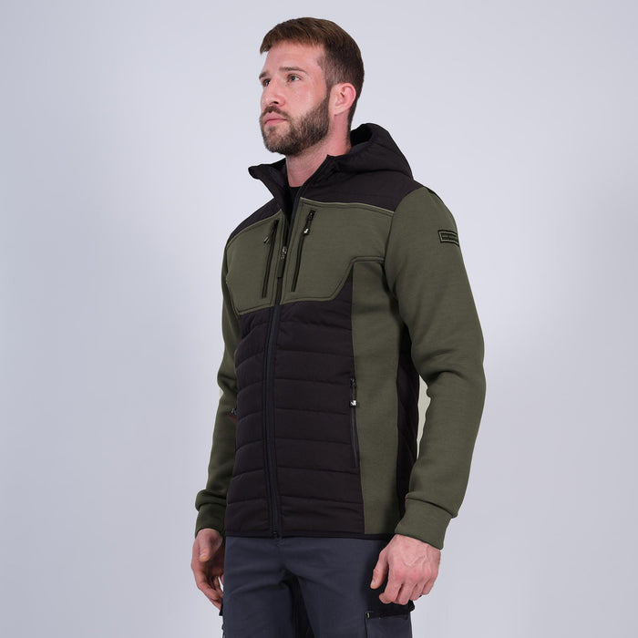 HIRO - BLOUSON DE TRAVAIL - 1134 | Kaki / Noir