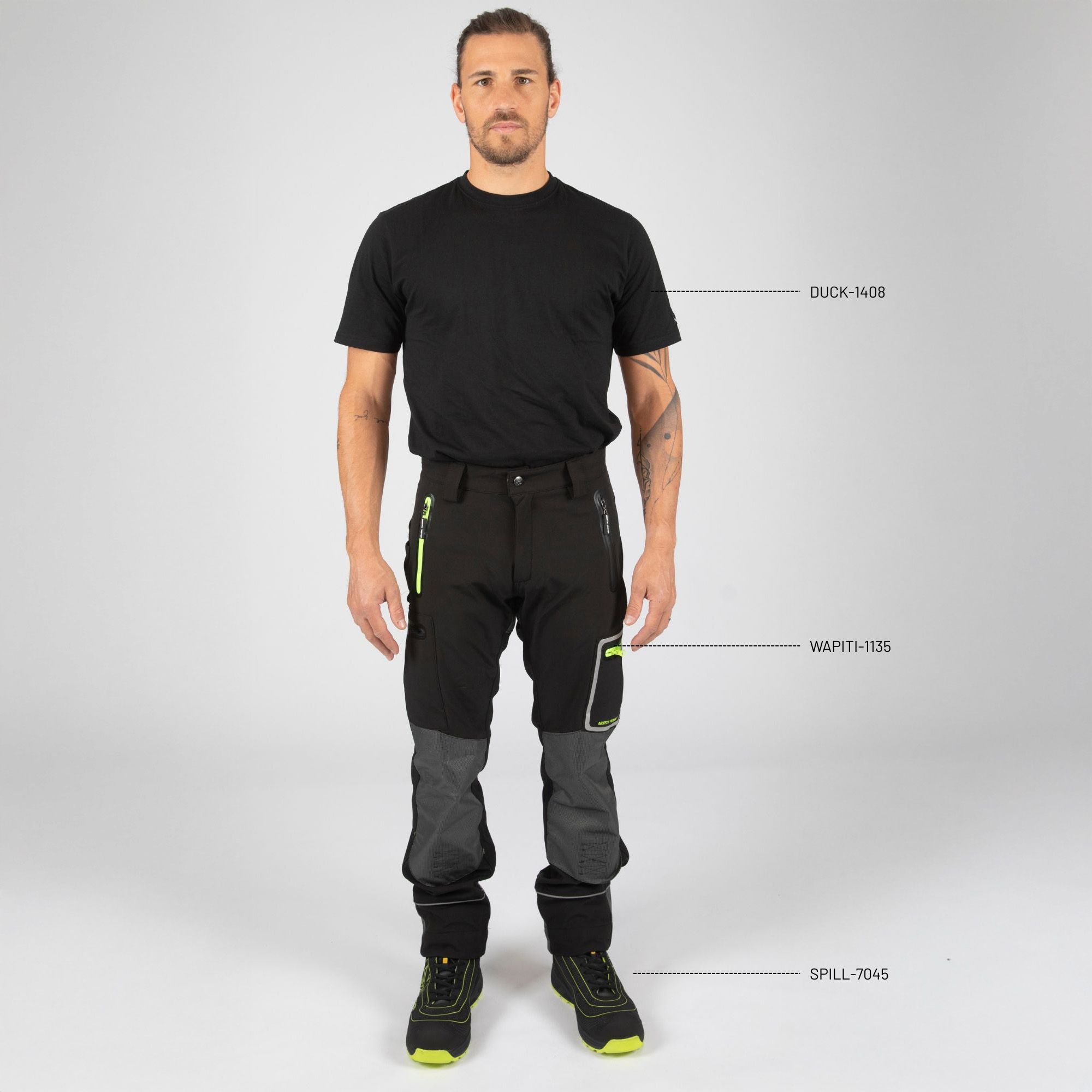 WAPITI - ARBEITSHOSE - 1135 | Schwarz