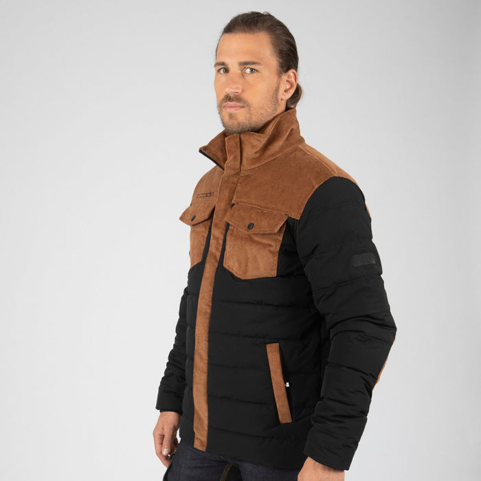 NICK - WORK DOWN JACKET - 1146 | Black / Camel