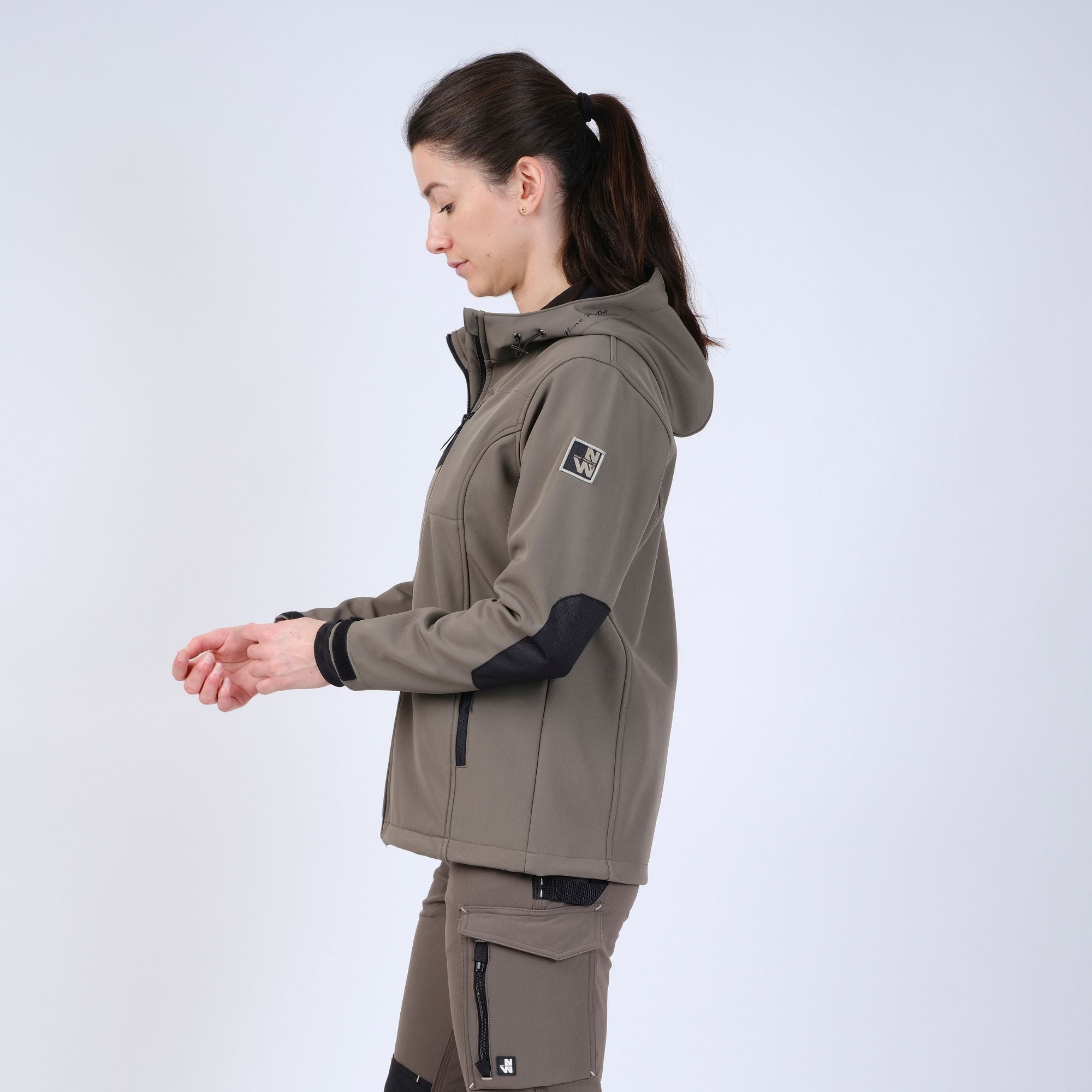 ARIEL - BLOUSON DE TRAVAIL EN SOFTSHELL - 1154 | Kaki