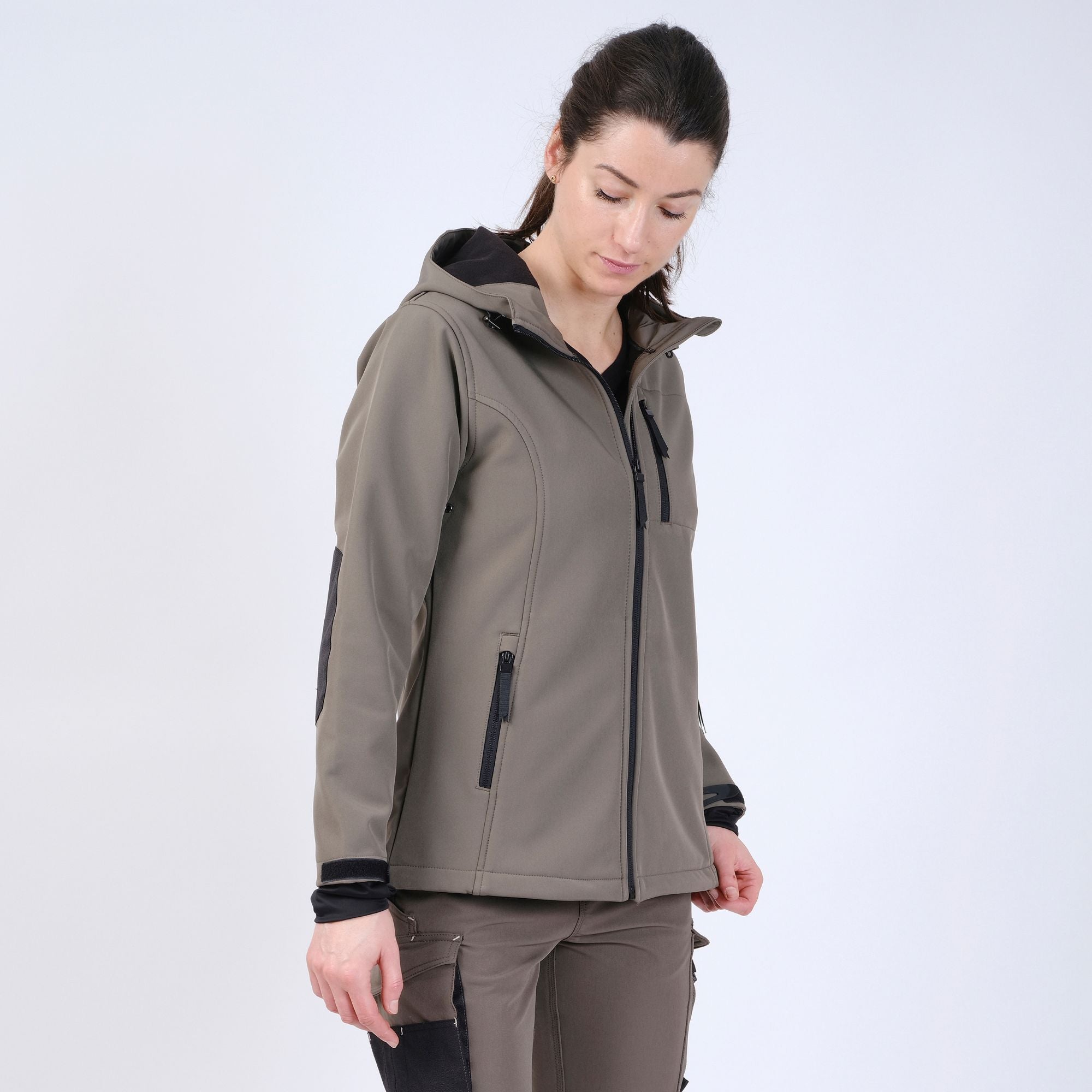 ARIEL - BLOUSON DE TRAVAIL EN SOFTSHELL - 1154 | Kaki