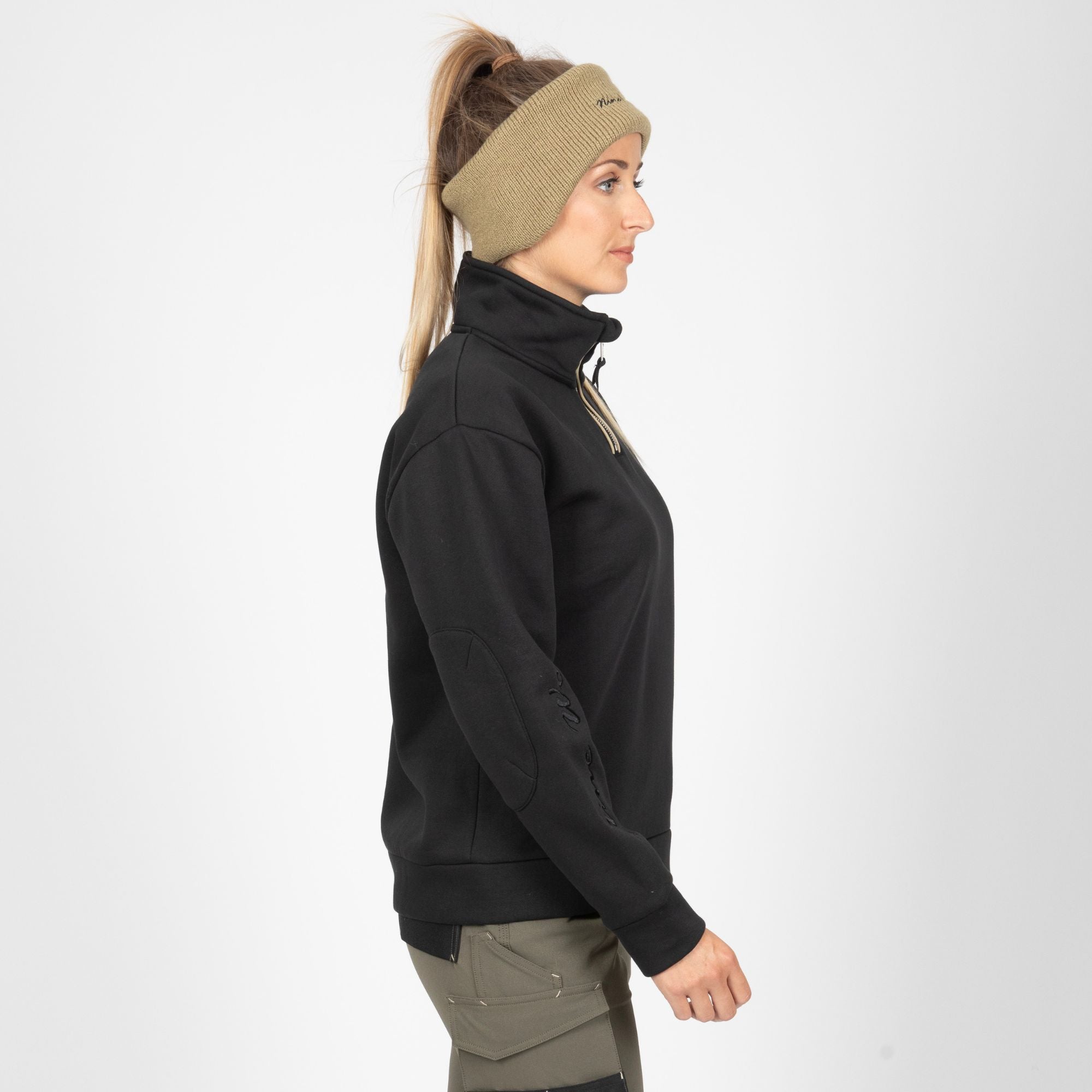 LETTY - WORK SWEATSHIRT - 1158 | Black