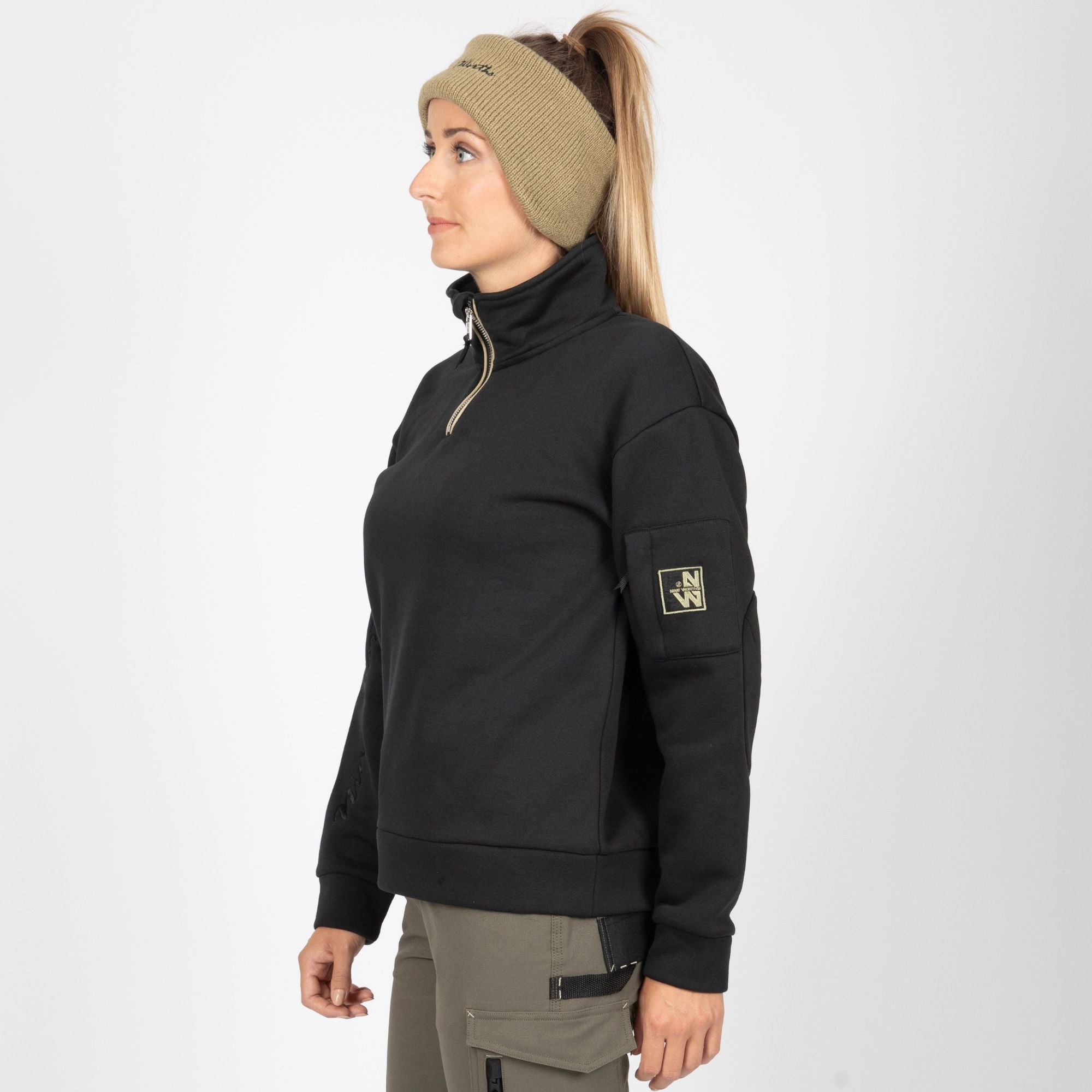 LETTY - WORK SWEATSHIRT - 1158 | Black