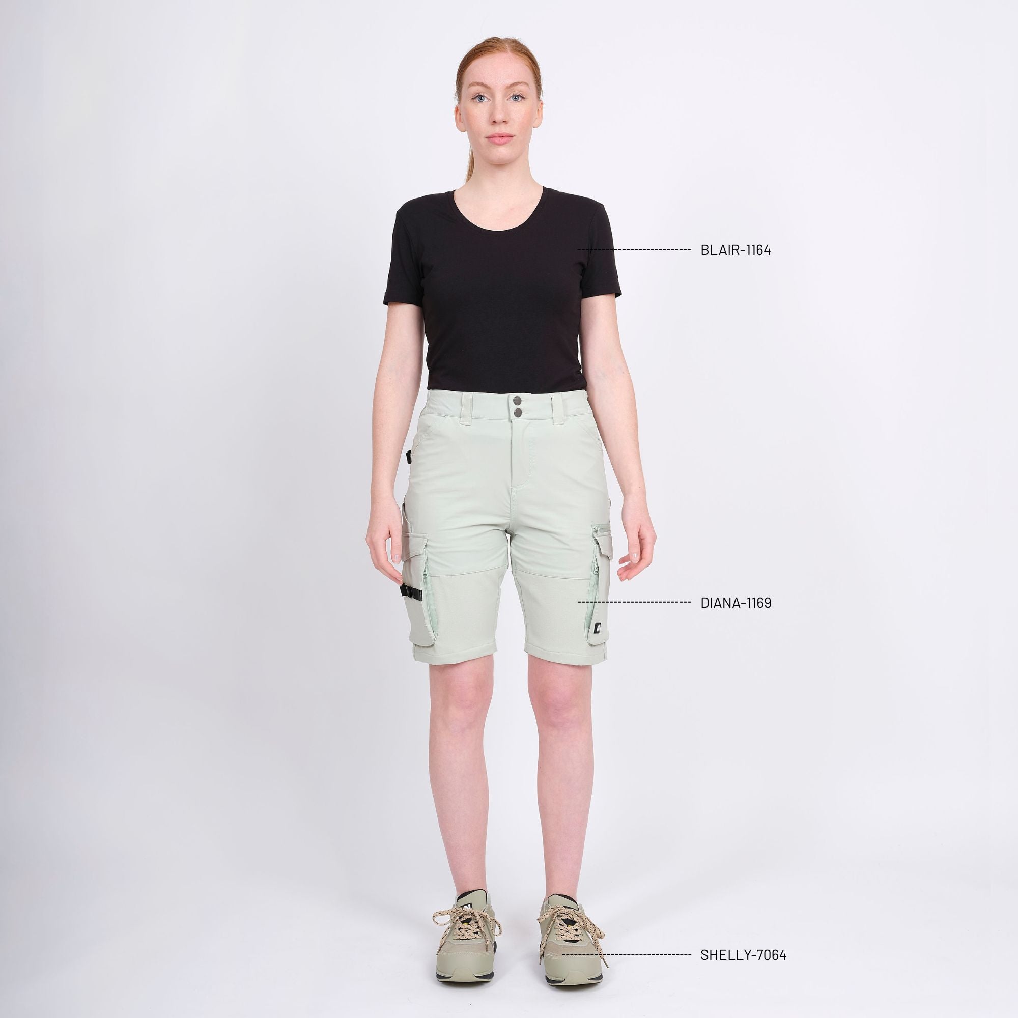 DIANA - WORK SHORTS - 1169 | Almond