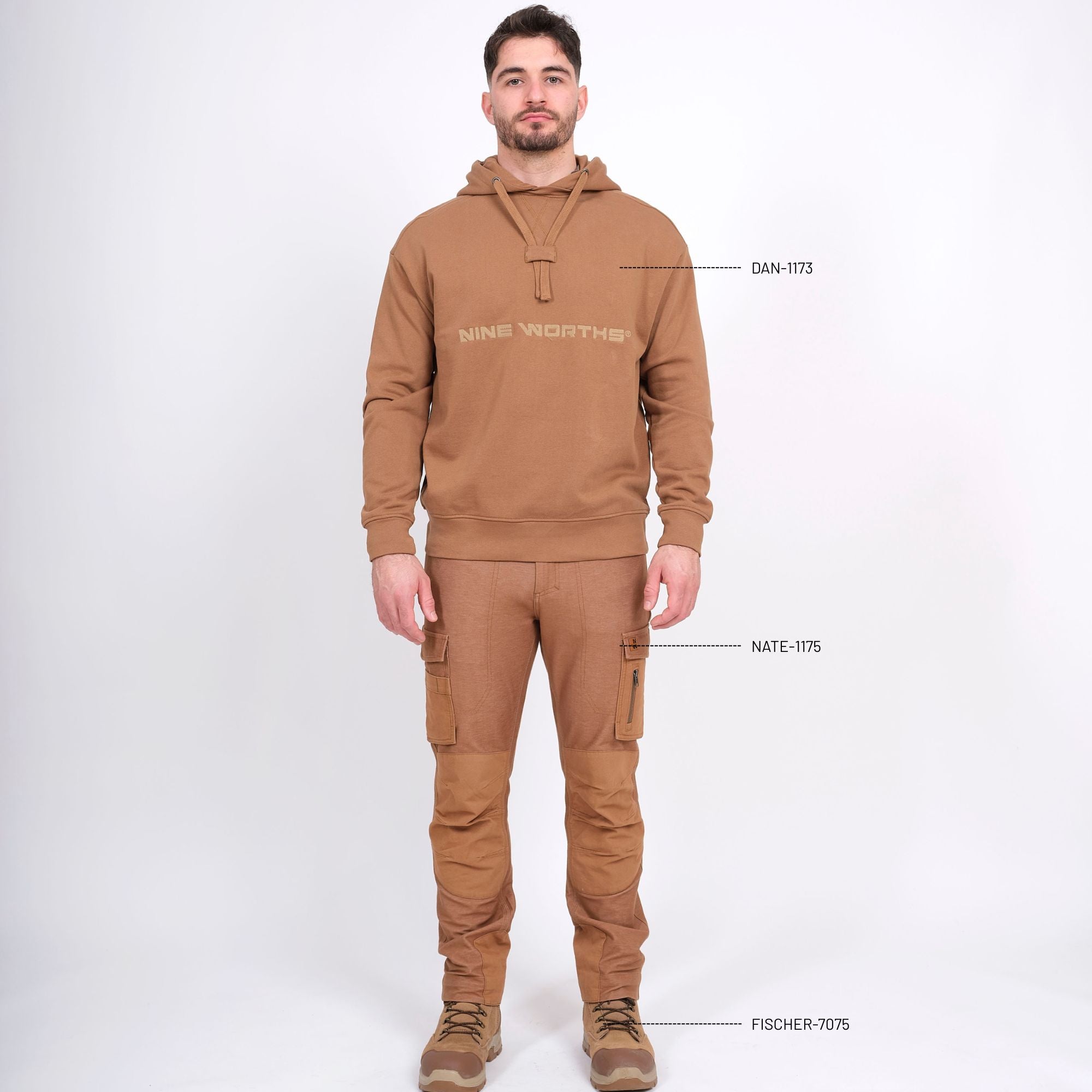DAN - SWEAT DE TRAVAIL - 1173 | Camel