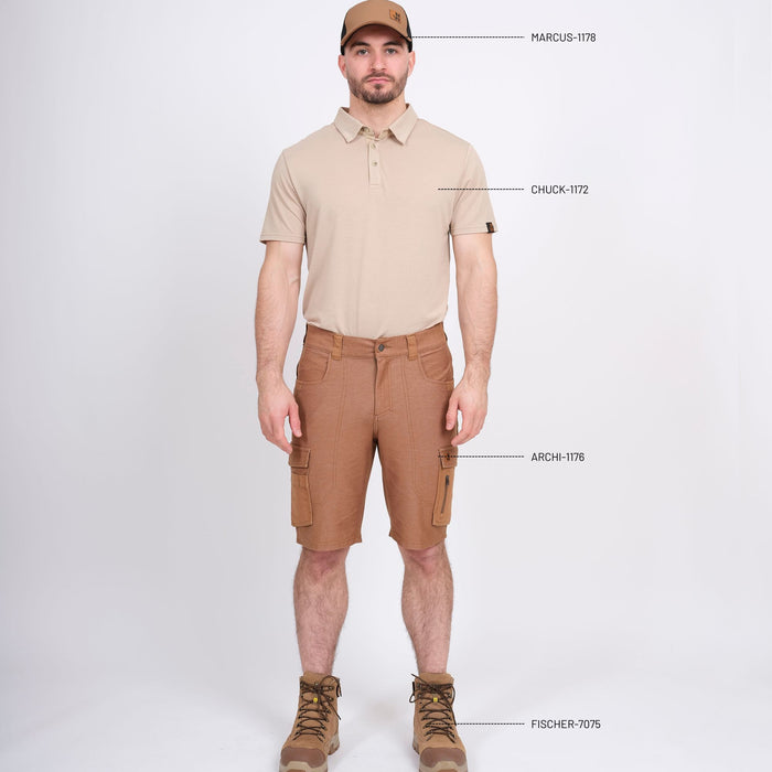 ARCHI - WORK BERMUDA - 1176 | camel