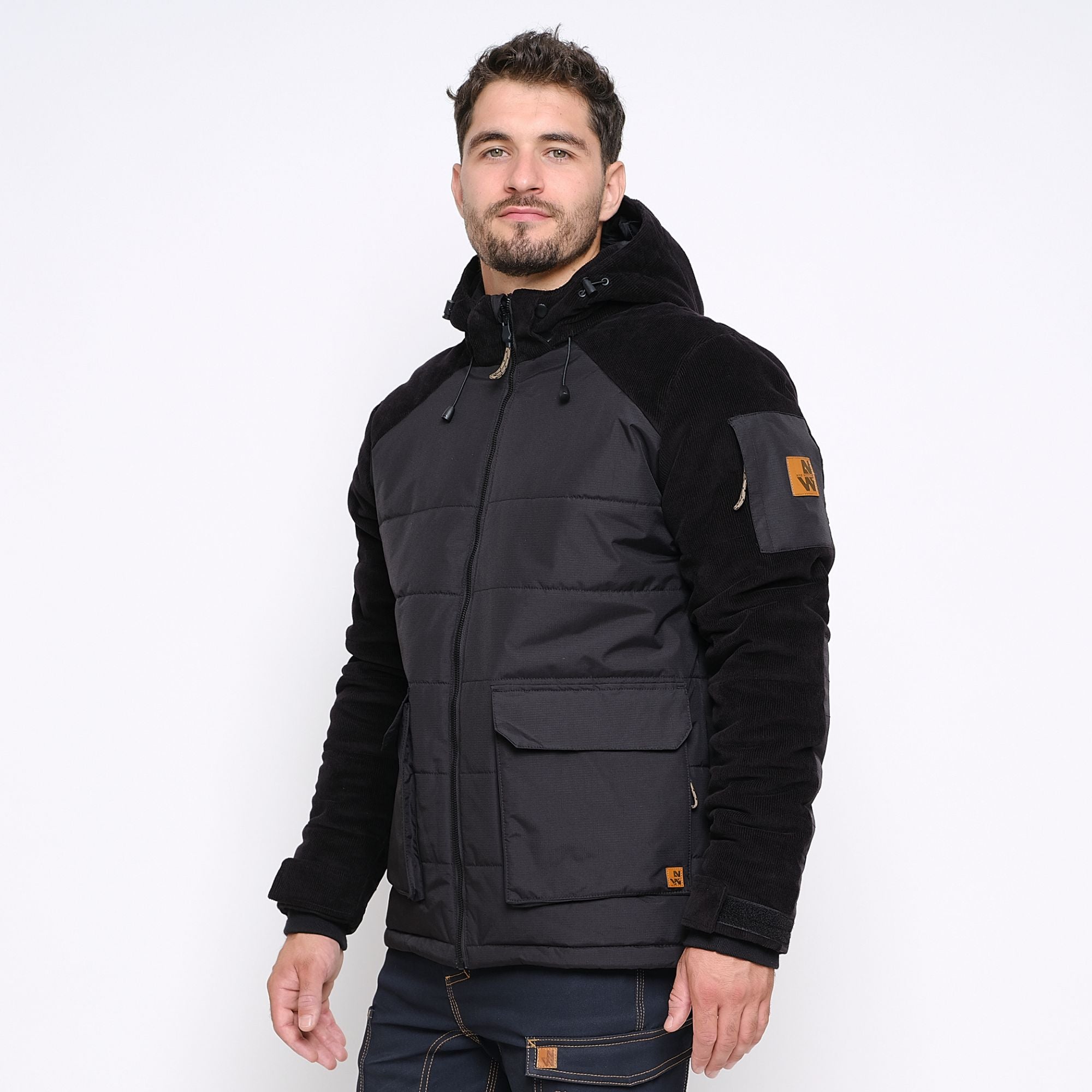 BRUZZI - WORK DOWN JACKET - 1187 | Black
