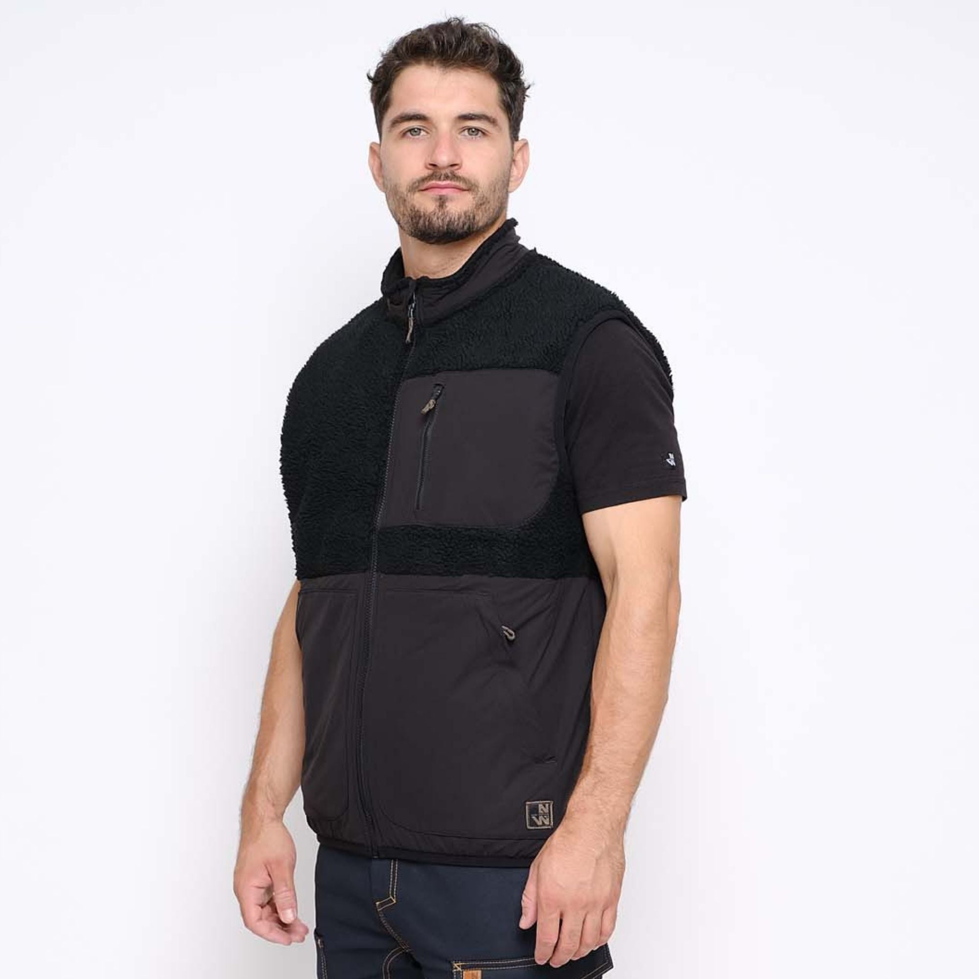 OLMI - POLAIRE SANS MANCHES DE TRAVAIL - 1189 | Noir