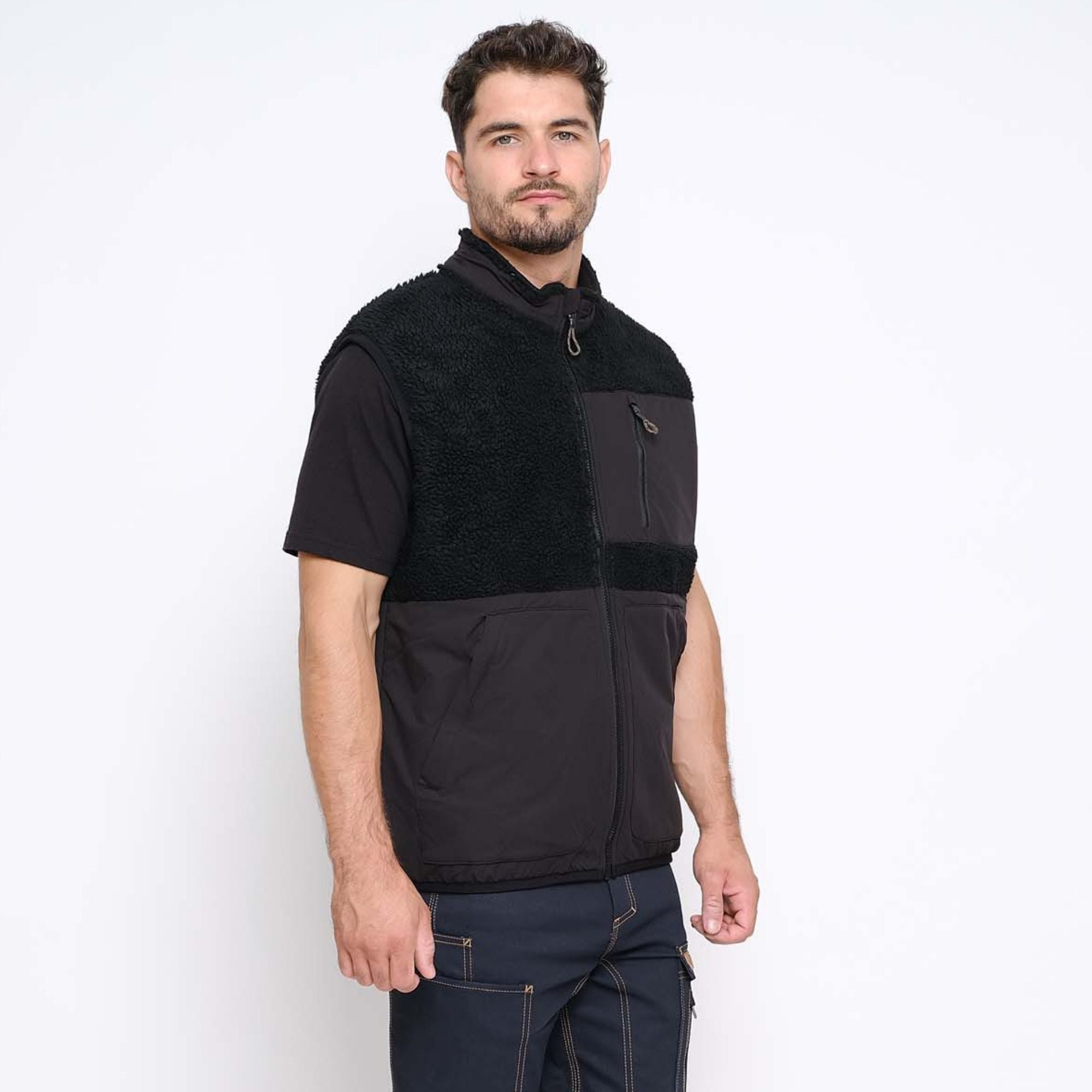 OLMI - POLAIRE SANS MANCHES DE TRAVAIL - 1189 | Noir