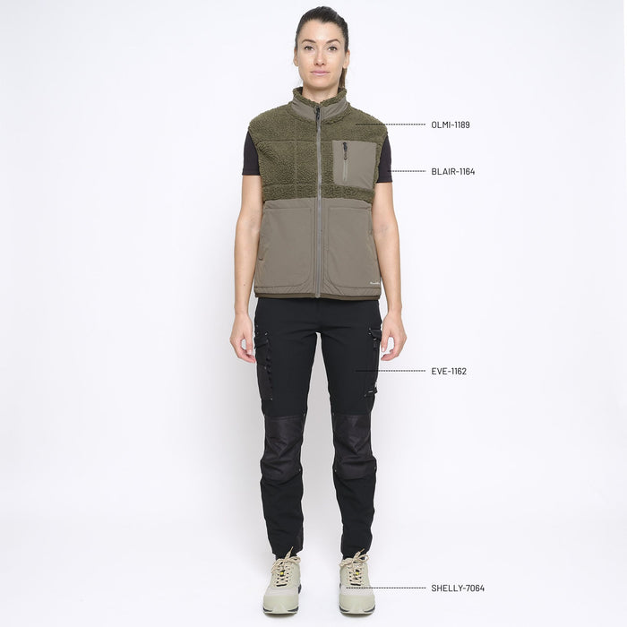 OTA - SLEEVELESS WORK FLEECE - 1191 | Khaki