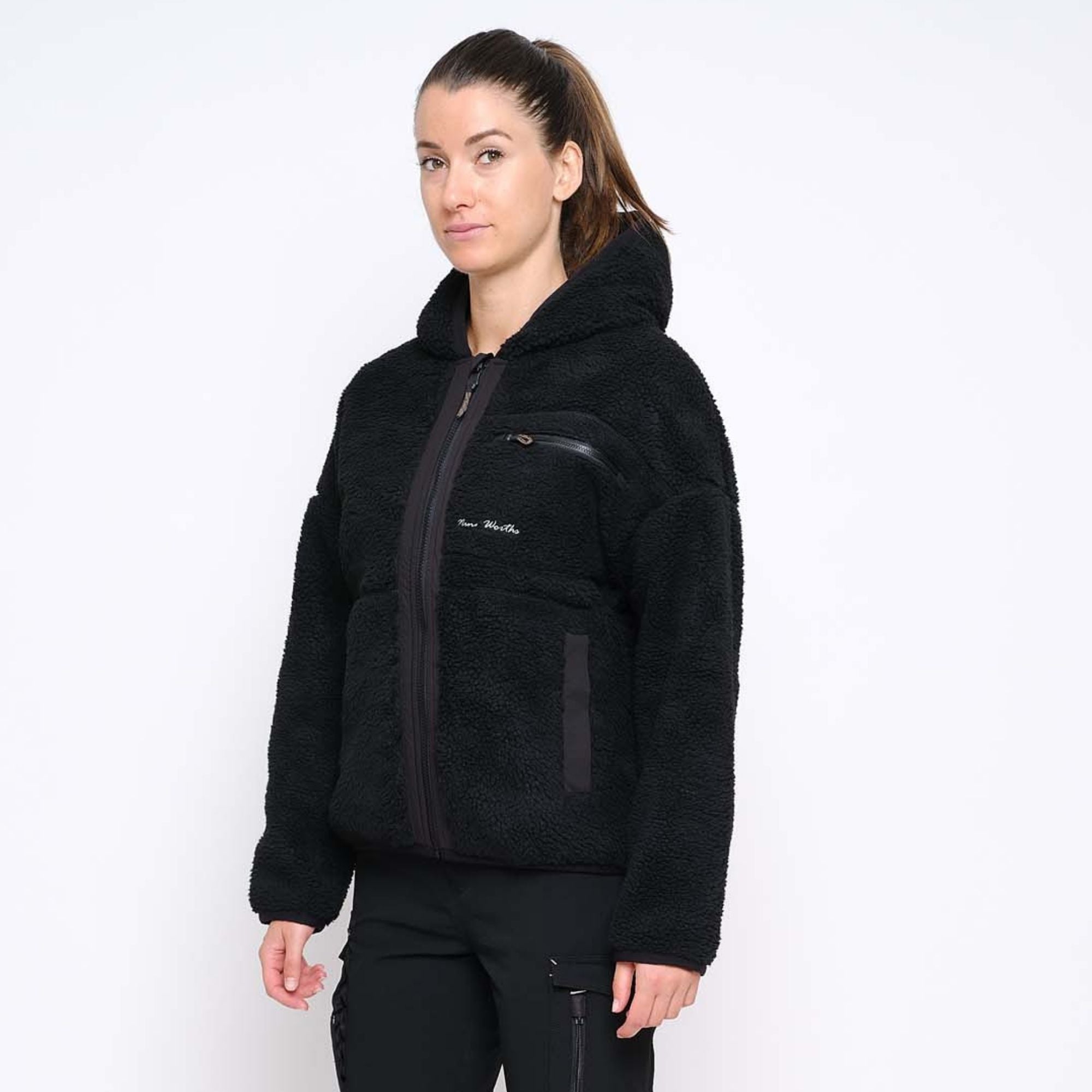 MUNA - REVERSIBLE WORK FLEECE - 1193 | Black