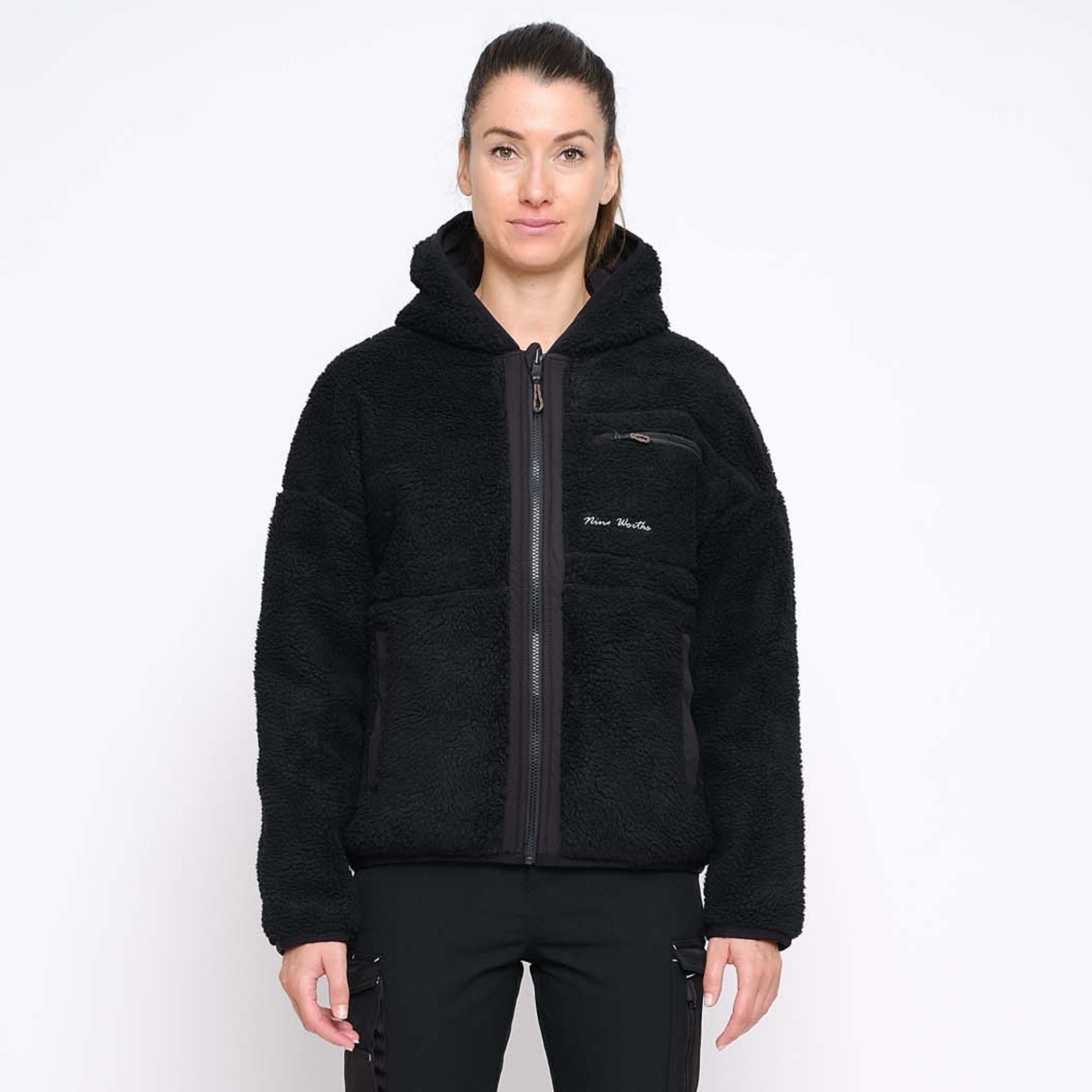 MUNA - REVERSIBLE WORK FLEECE - 1193 | Black