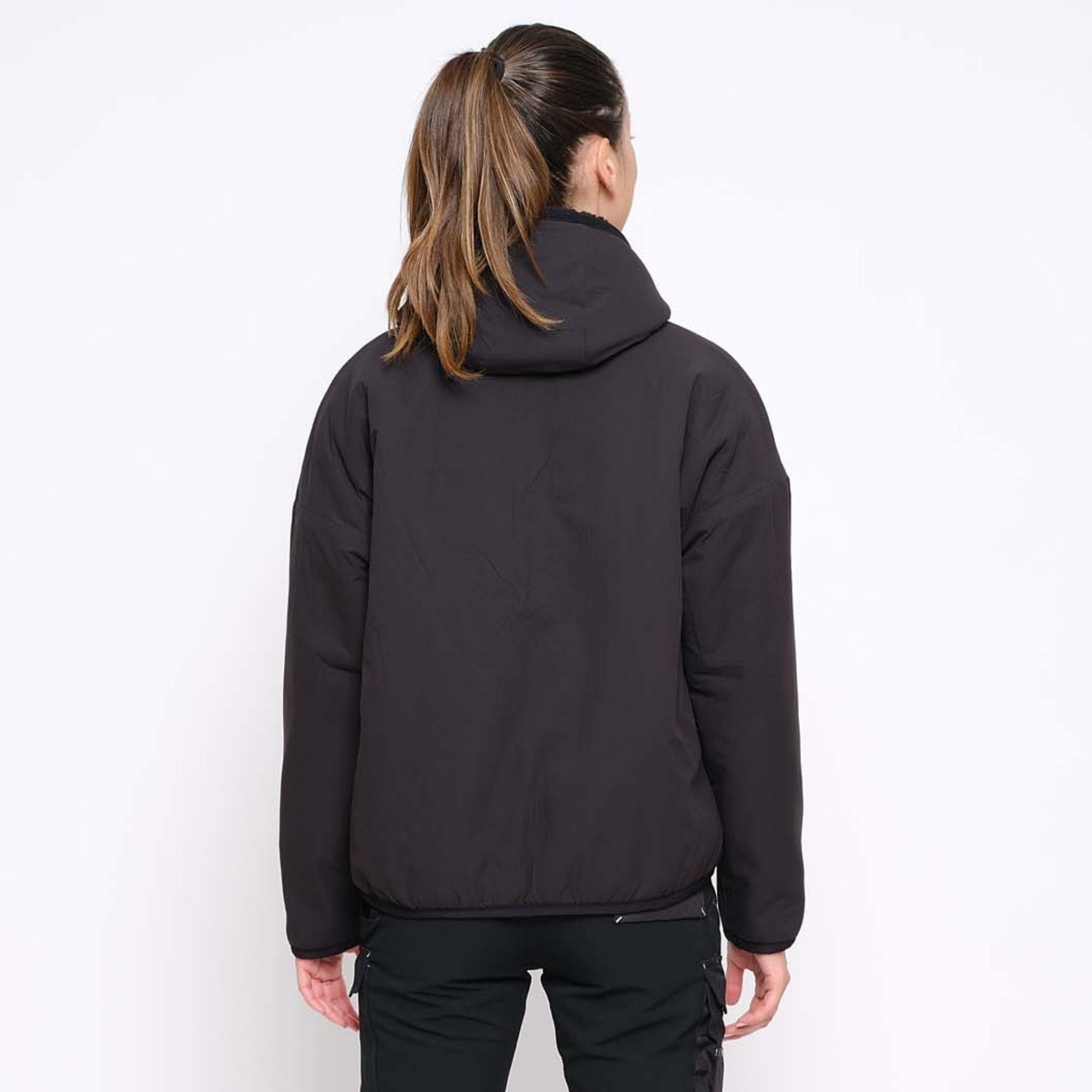 MUNA - REVERSIBLE WORK FLEECE - 1193 | Black