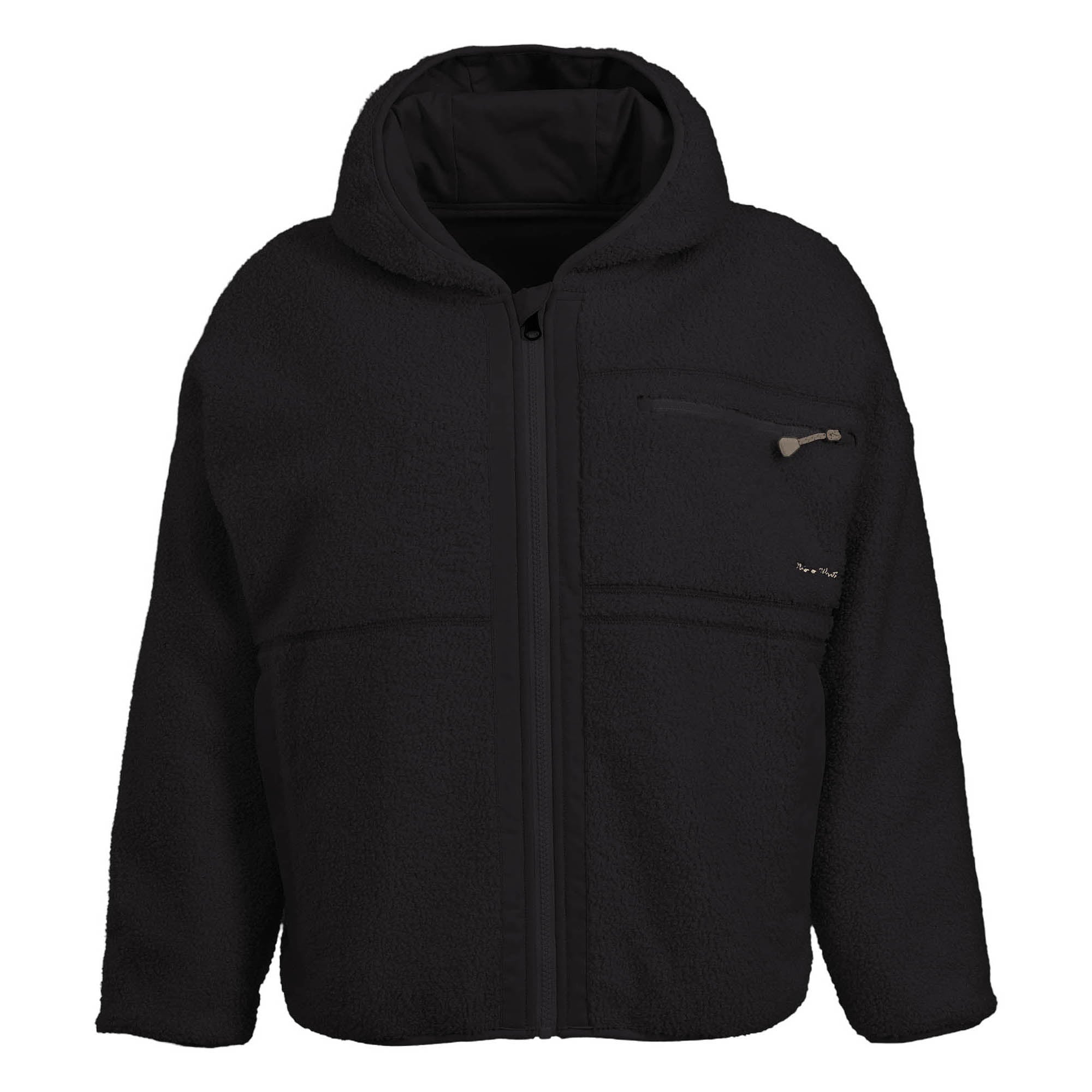 MUNA - REVERSIBLE WORK FLEECE - 1193 | Black