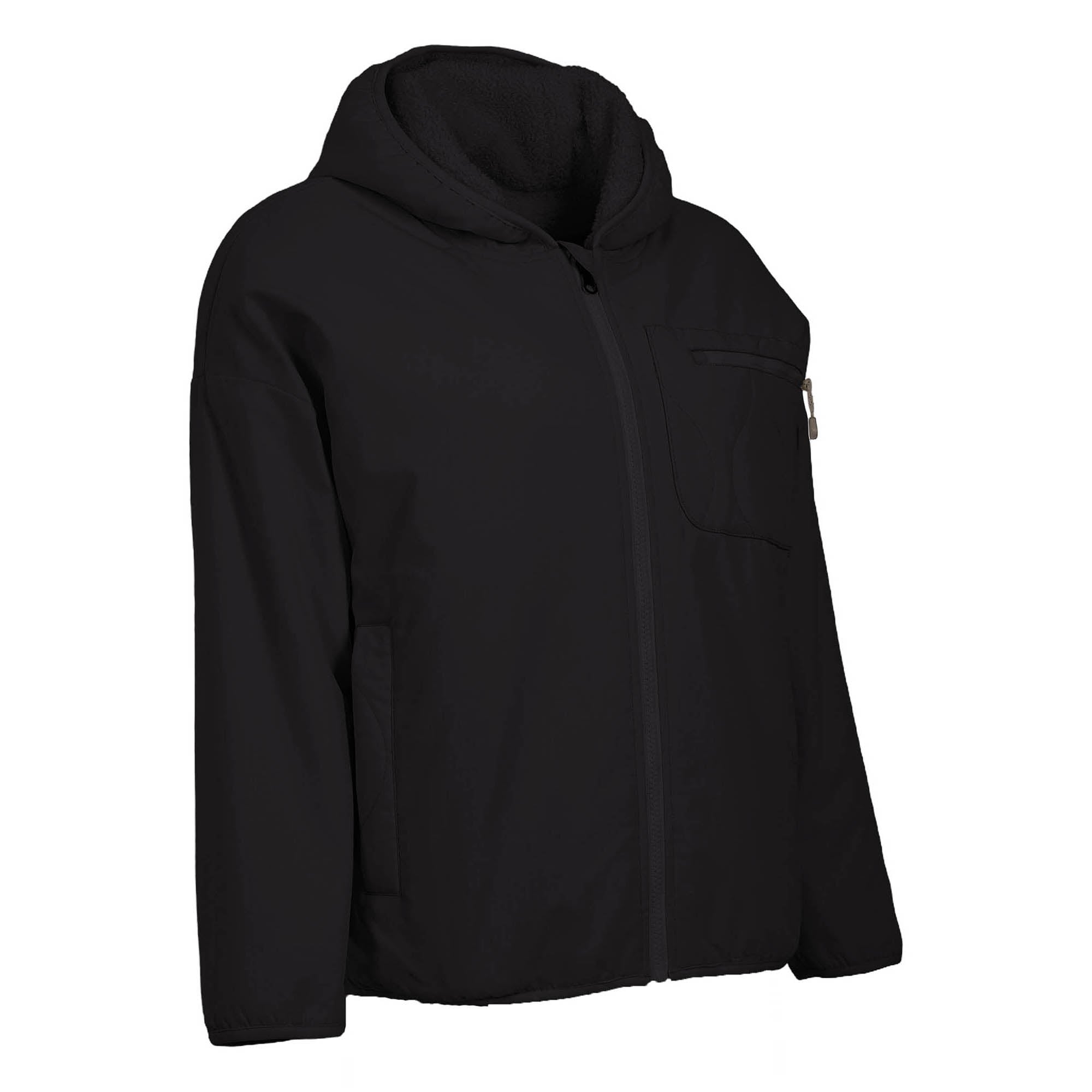 MUNA - REVERSIBLE WORK FLEECE - 1193 | Black