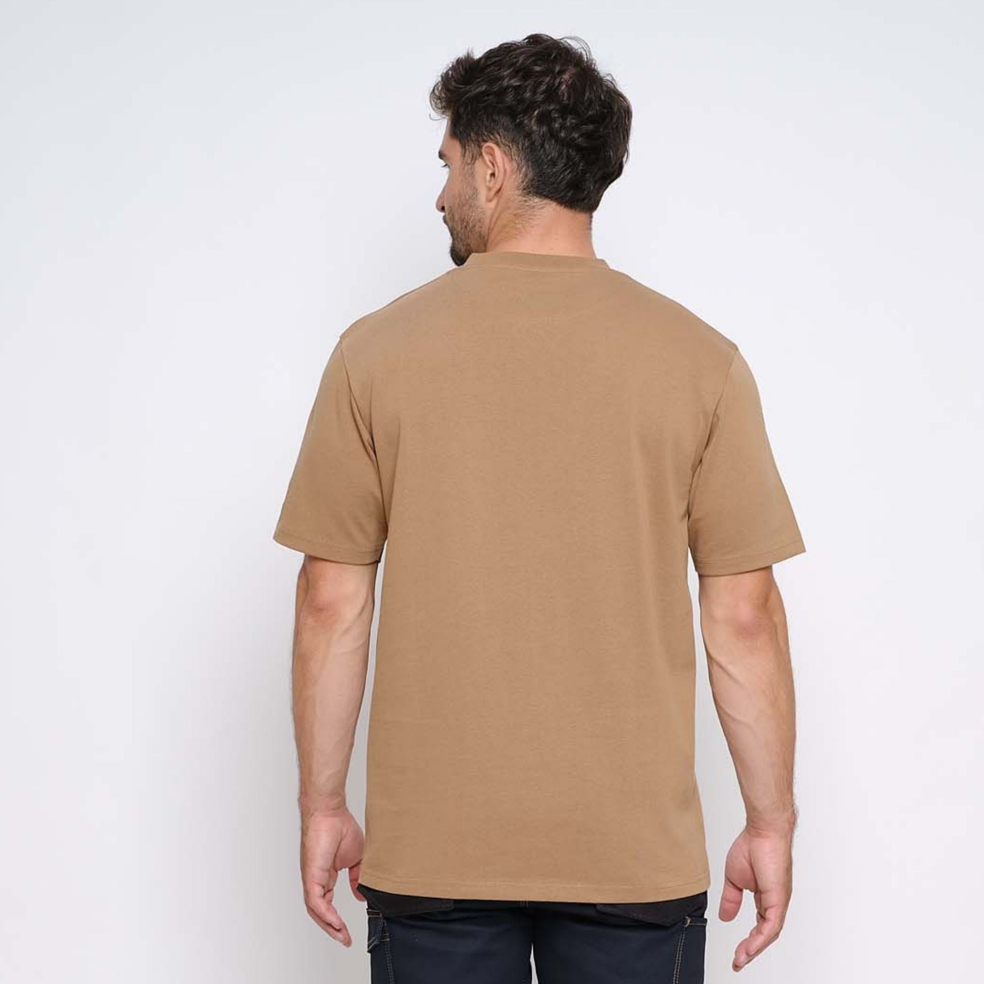 LUMIO - T-SHIRT MANCHES COURTES DE TRAVAIL - 1196 | Camel