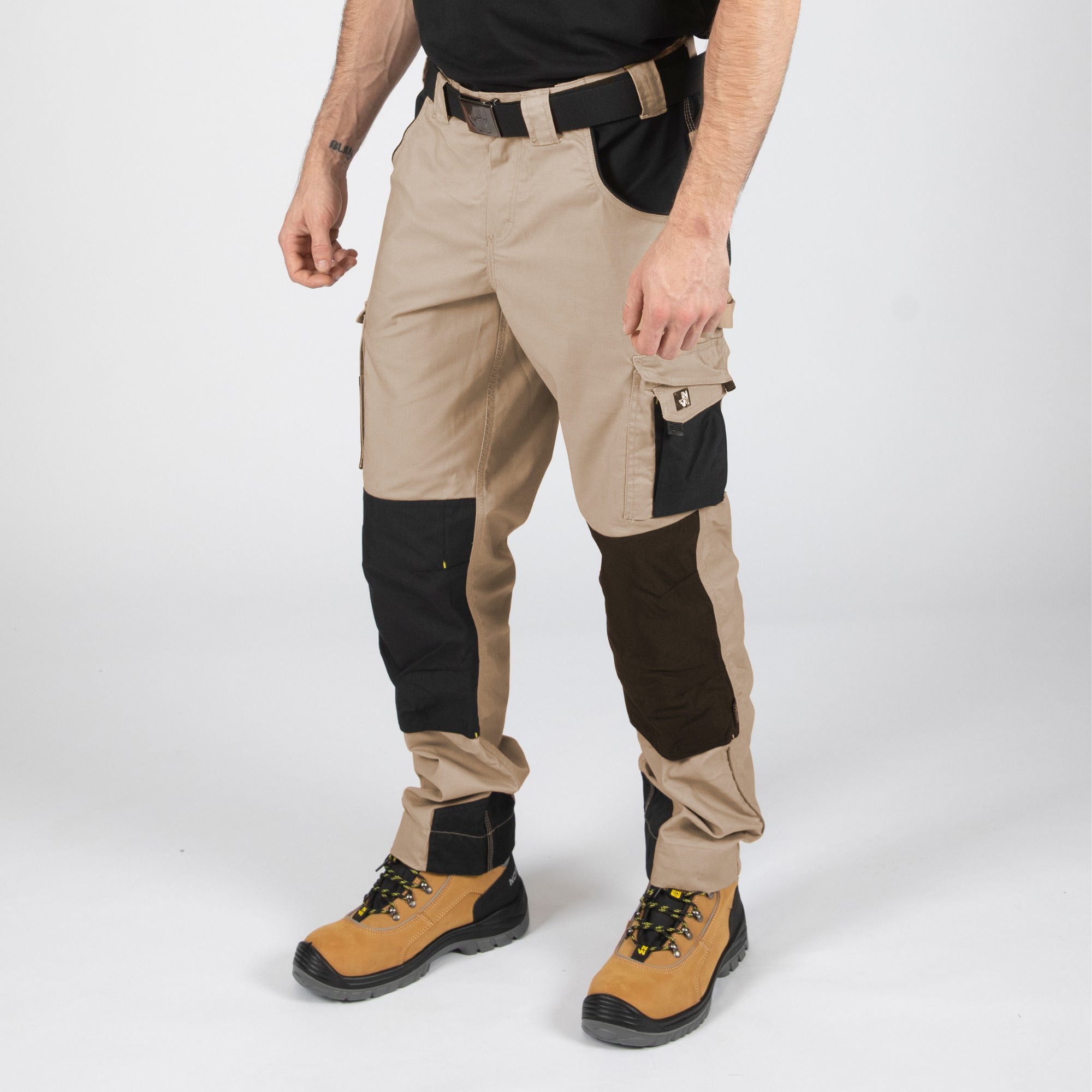 ADAM - PANTALON DE TRAVAIL - 1204 | Beige / Noir