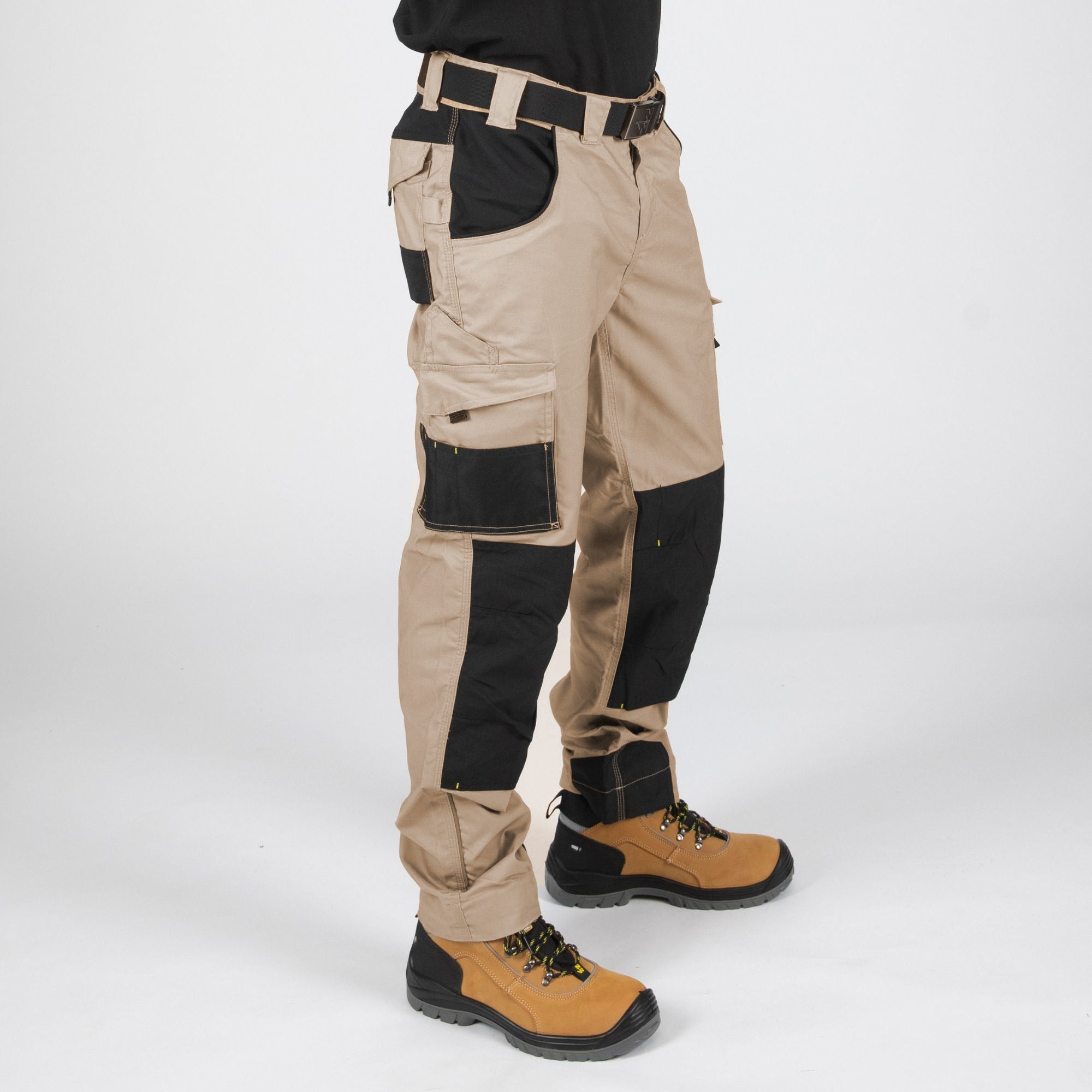ADAM - PANTALON DE TRAVAIL - 1204 | Beige / Noir