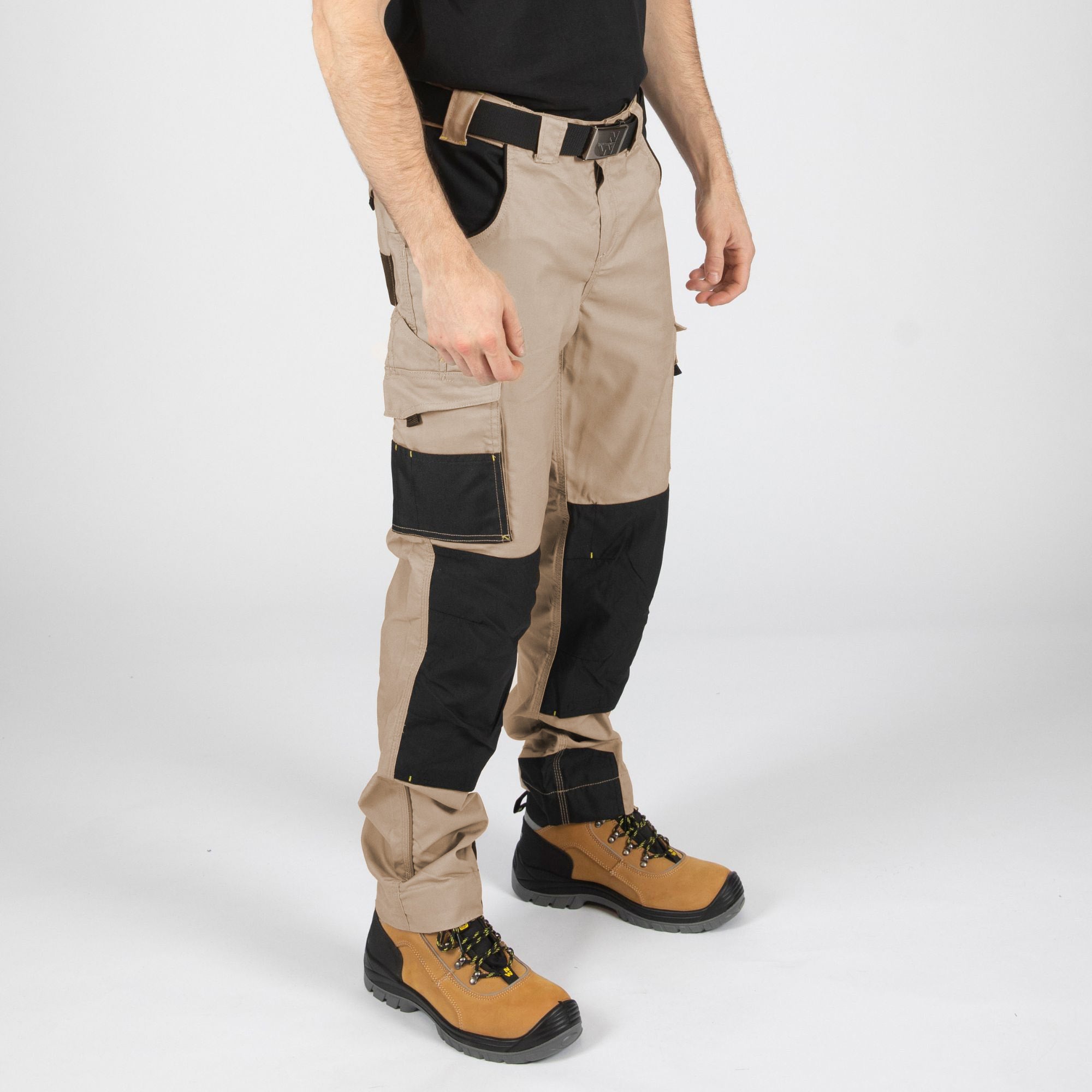 ADAM - PANTALON DE TRAVAIL - 1204 | Beige / Noir