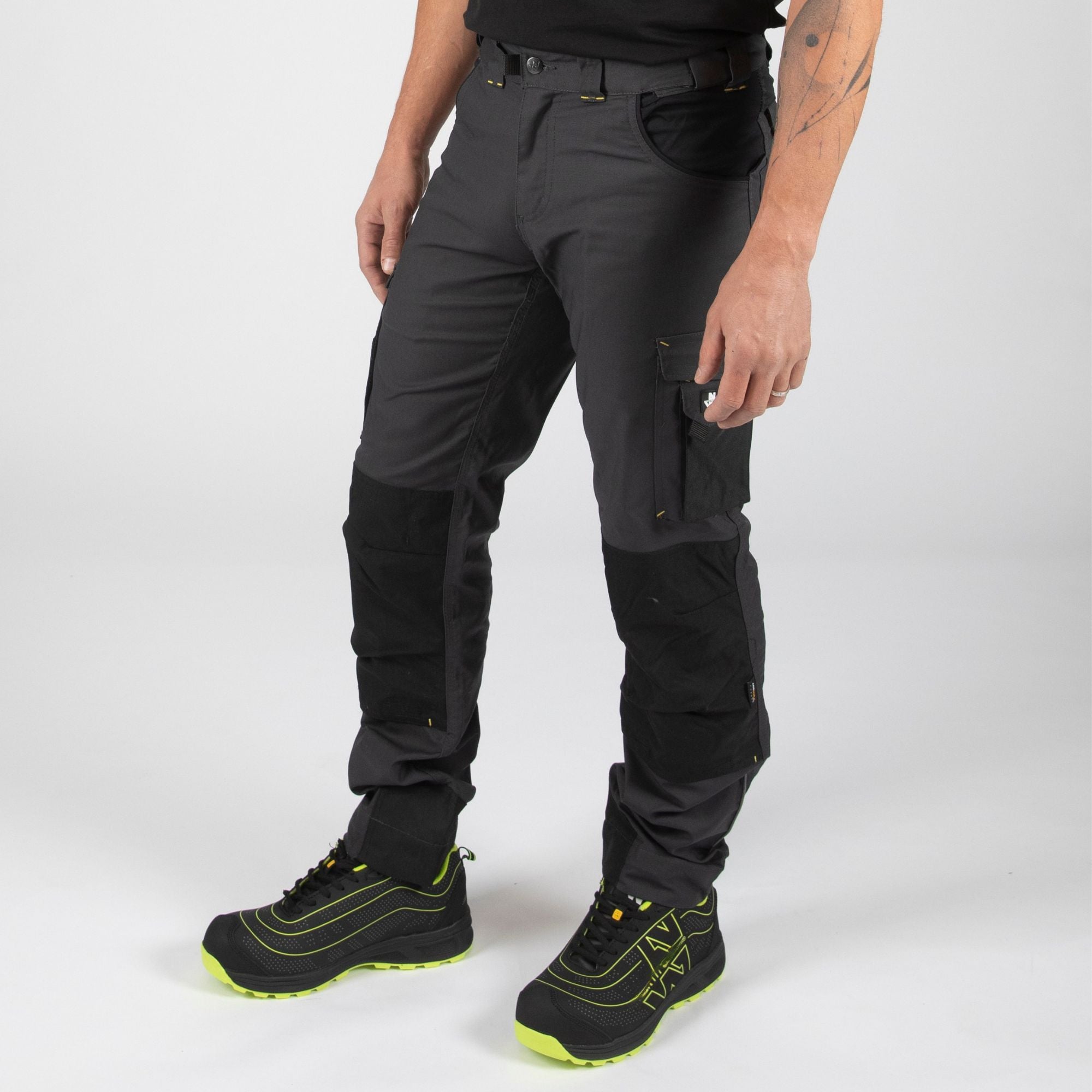 ADAM - PANTALON DE TRAVAIL - 1204 | Gris / Noir