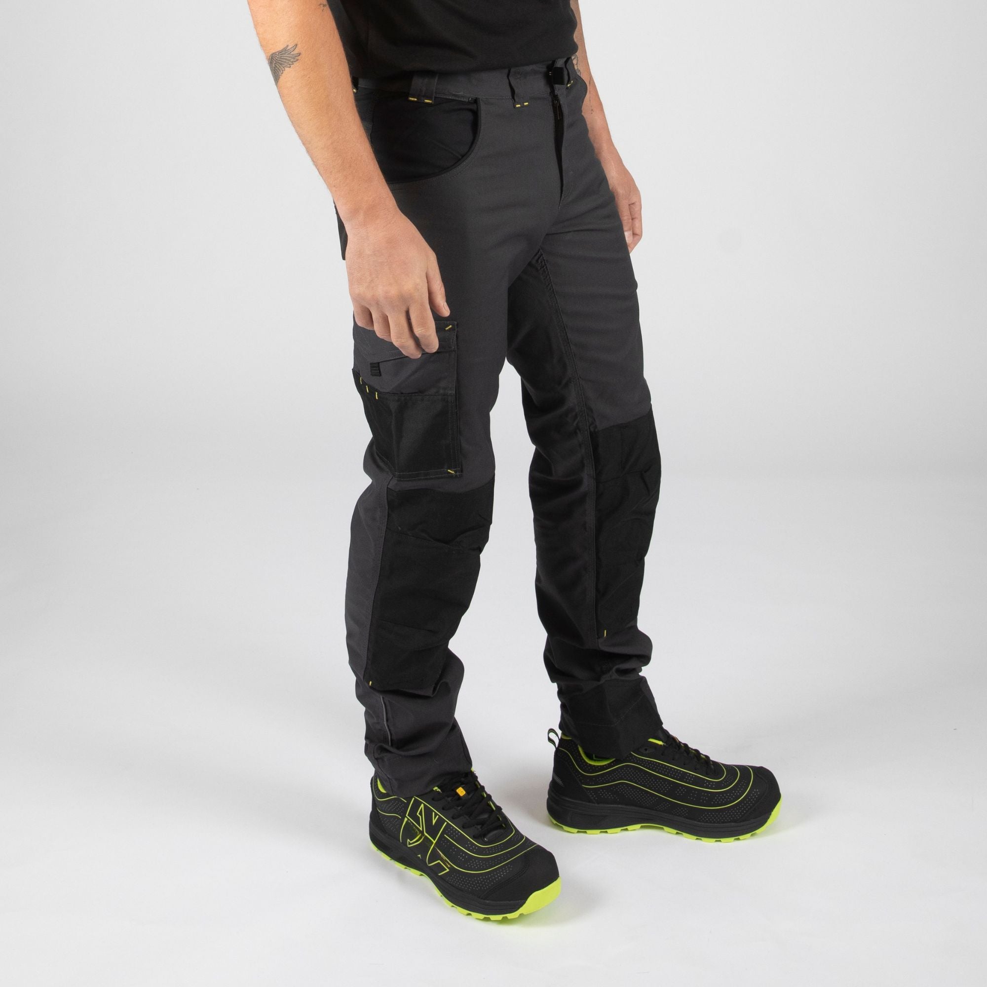 ADAM - PANTALON DE TRAVAIL - 1204 | Gris / Noir
