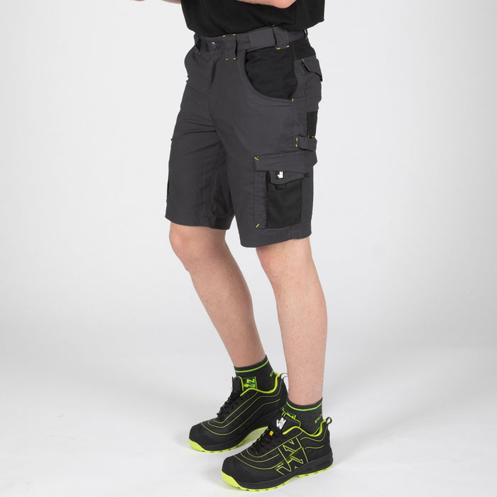 HUGUES - BERMUDA DE TRAVAIL - 1205 | Gris / Noir