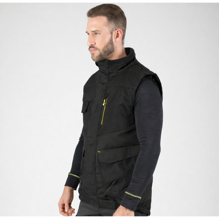 ALI - GILET SANS MANCHES DE TRAVAIL - 1206 | Noir