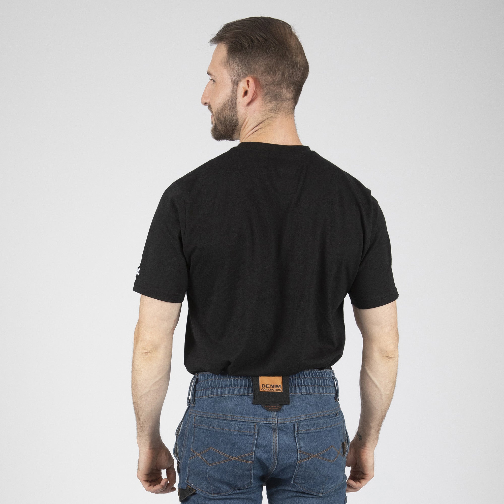 RACING - SHORT-SLEEVED WORK T-SHIRT - 1211 | Grey / Black