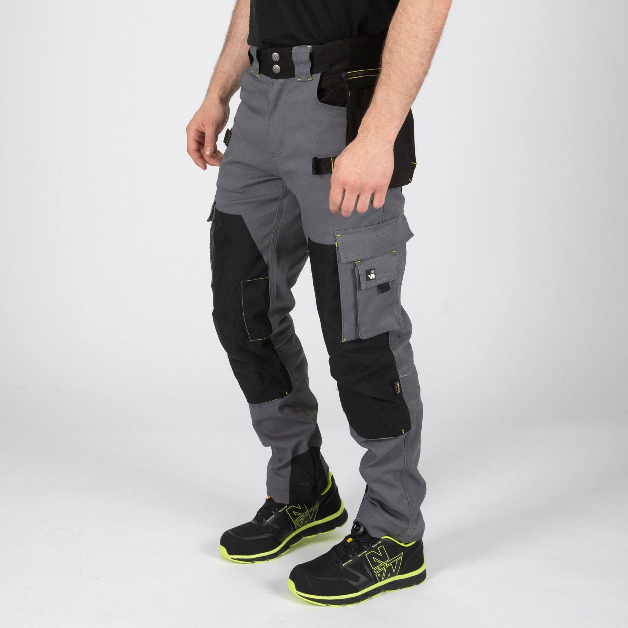 HOWARD - PANTALON DE TRAVAIL - 1215 | Gris / Noir