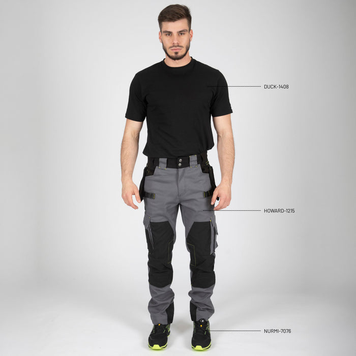 HOWARD - WORK PANTS - 1215 | Dark grey