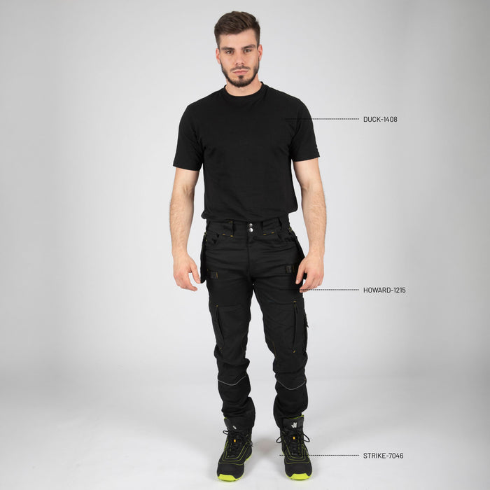 HOWARD - WORK PANTS - 1215 | Black