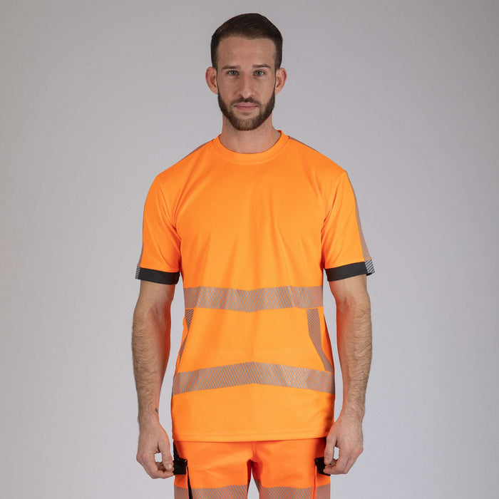 ARMSTRONG - HV WORK KURZARM T-SHIRT - 1225 | Neon orange