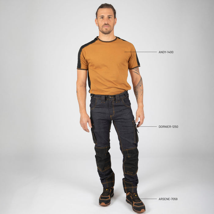 DORNIER - WORK PANTS - 1250 | Raw Jean
