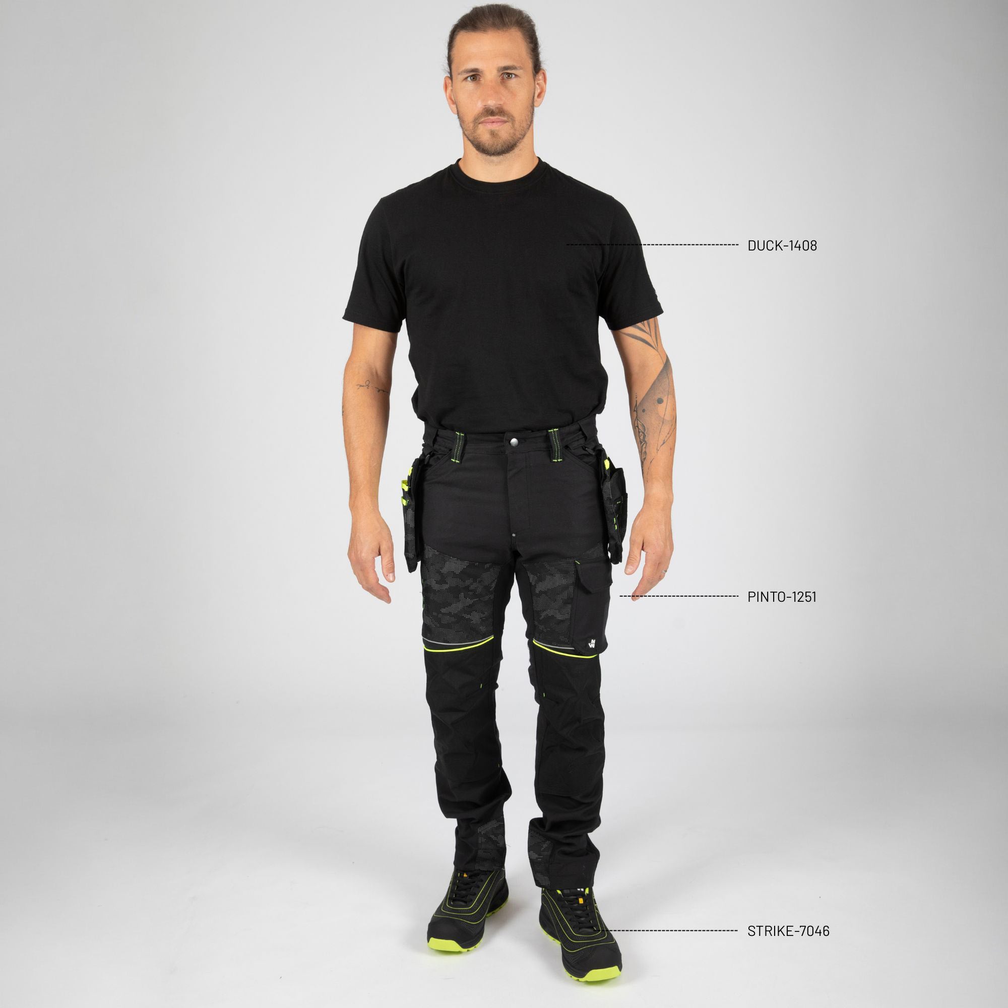 PINTO - PANTALON DE TRAVAIL - 1251 | Gris foncé