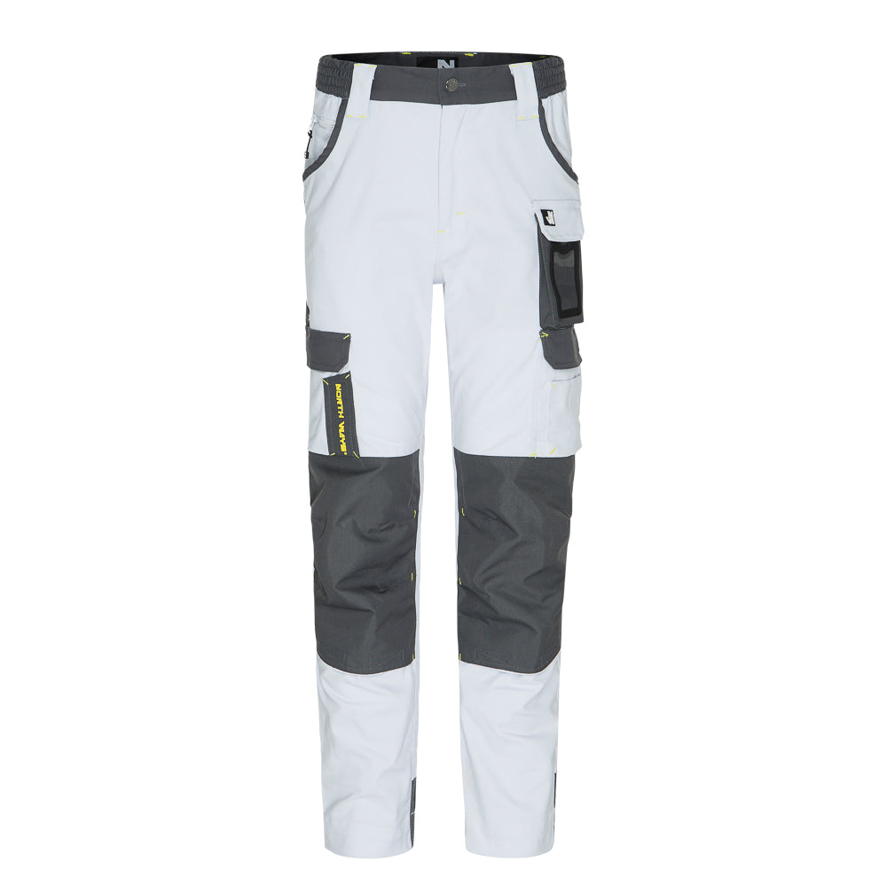 CARY - WORK PANTS - 1254 | White grey