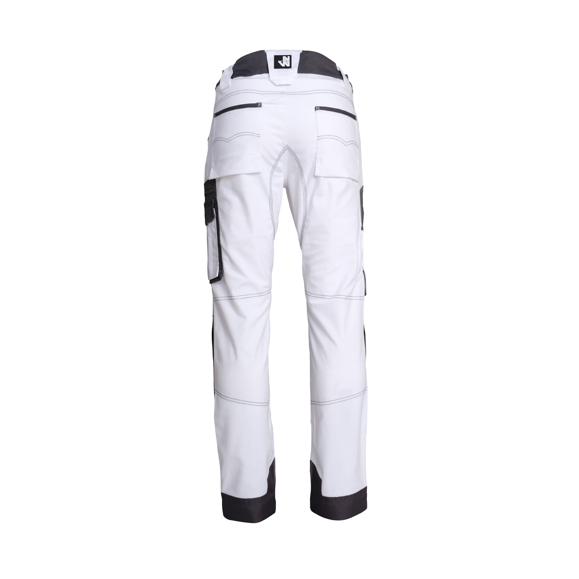 CARY - PANTALON DE TRAVAIL - 1254 | Blanc / Gris