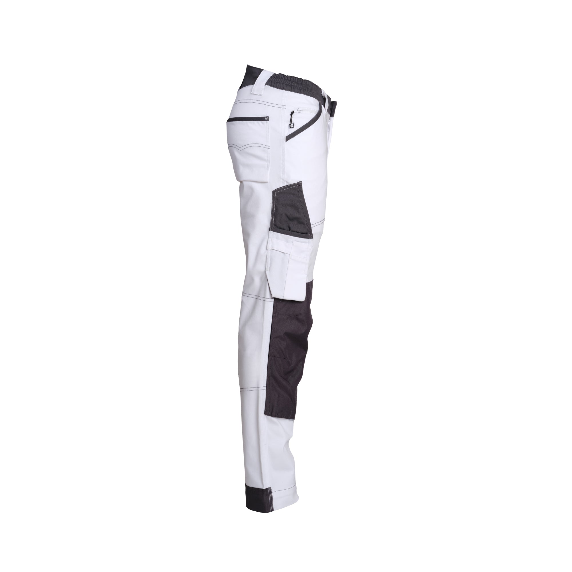 CARY - PANTALON DE TRAVAIL - 1254 | Blanc / Gris